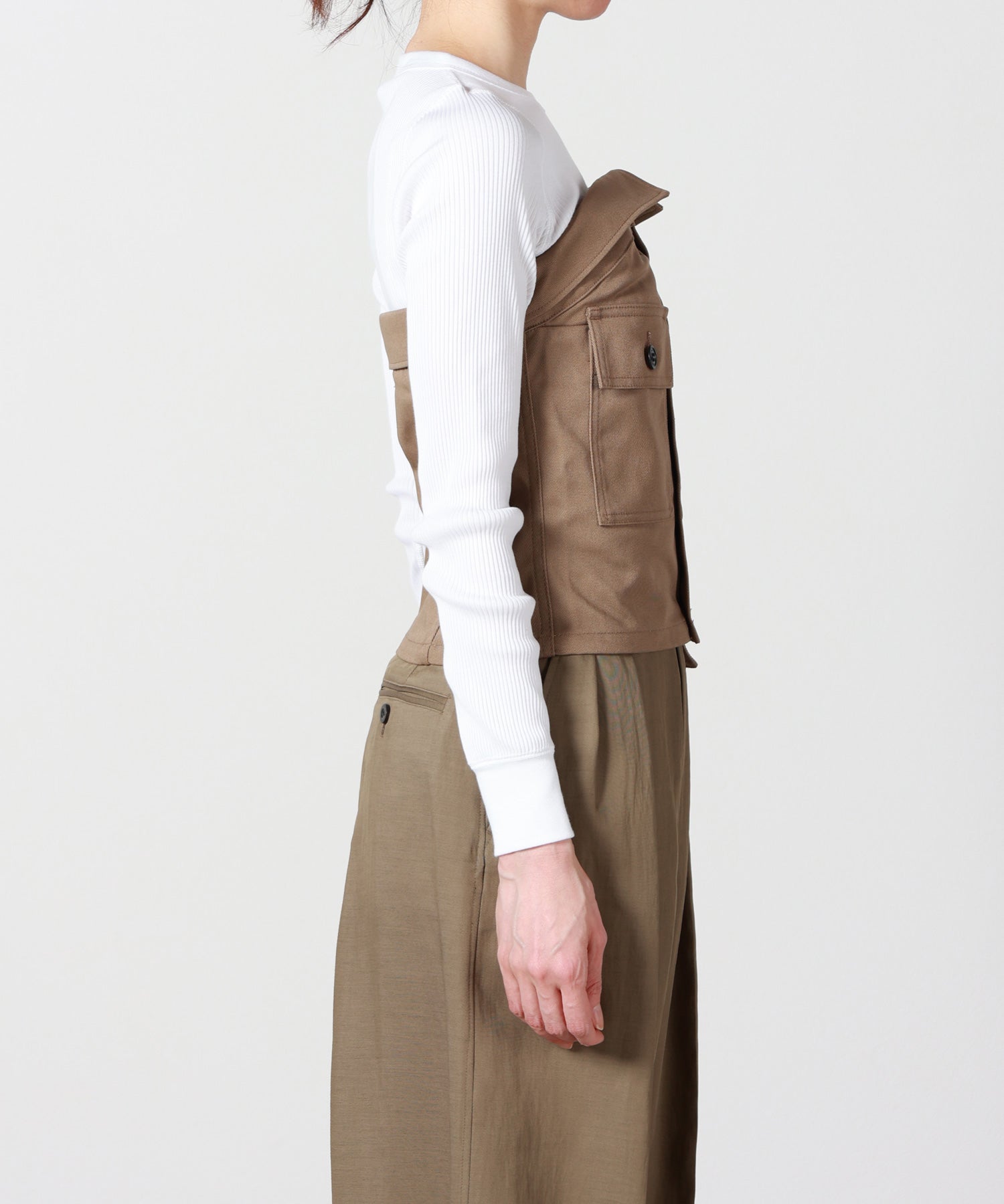 HYKE(ハイク)】 TC WORK STRAPLESS TOP｜PARIGOT ONLINE（パリゴ