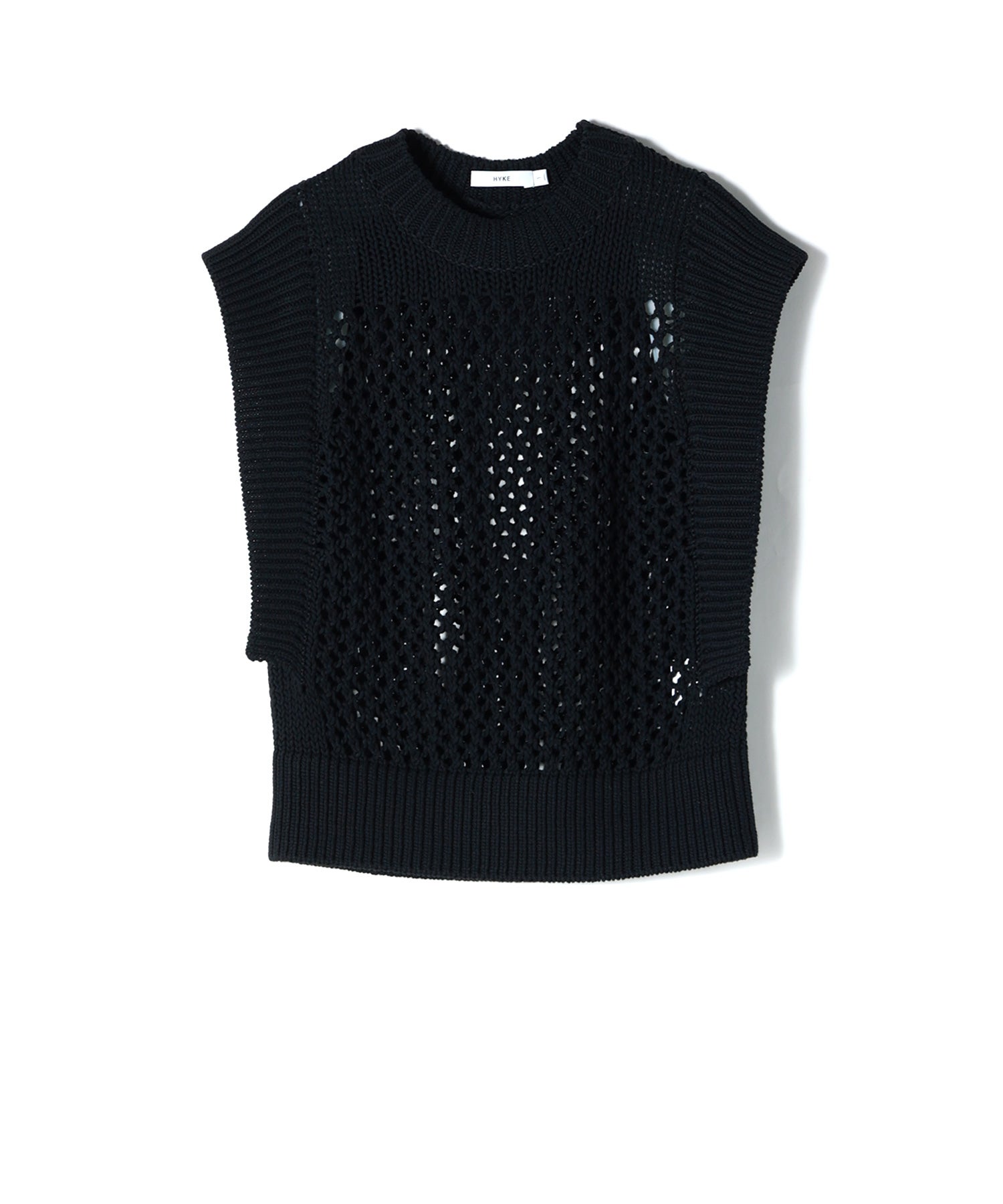 HYKE(ハイク)】 CROCHET SLEEVELESS KNIT｜PARIGOT ONLINE（パリゴ