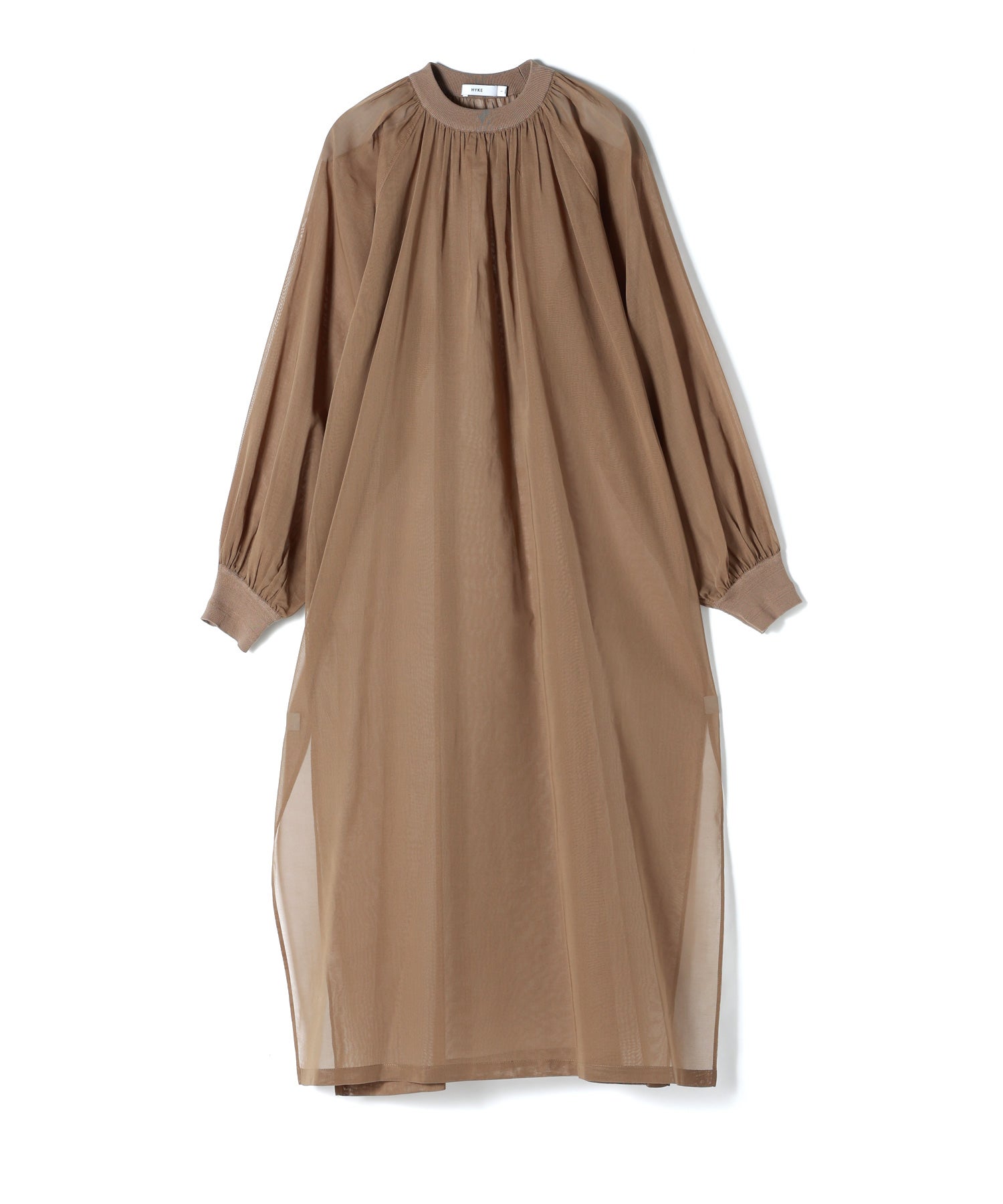 【美品】　 HYKE コットン混合ワンピース　ハイク HYKE(ハイク)】 COTTON VOILE SHIRRED DRESS｜PARIGOT ONLINE（パリゴ