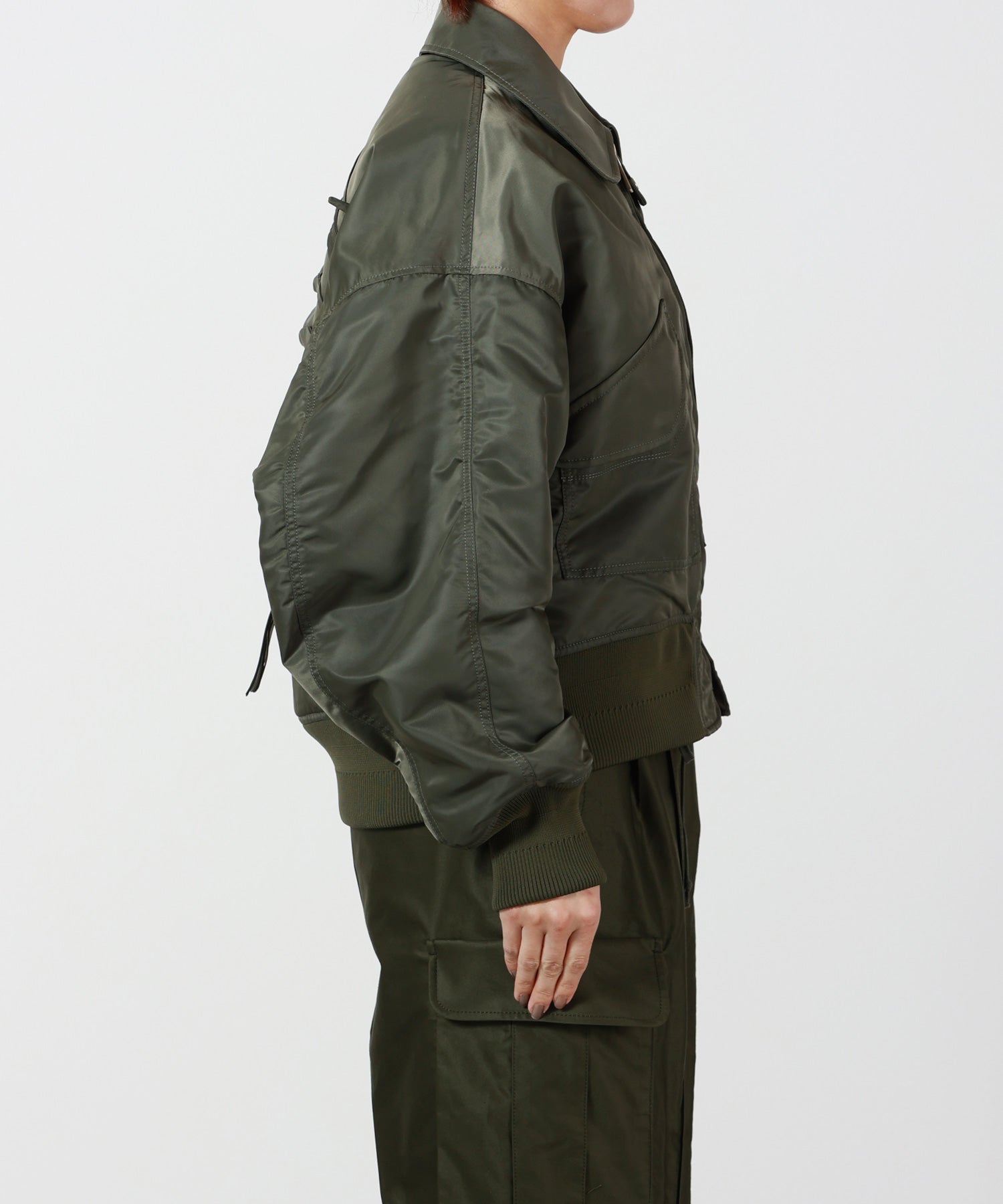 Mame Kurogouchi(マメ クロゴウチ)】 Nylon Twill 3D Embroidery