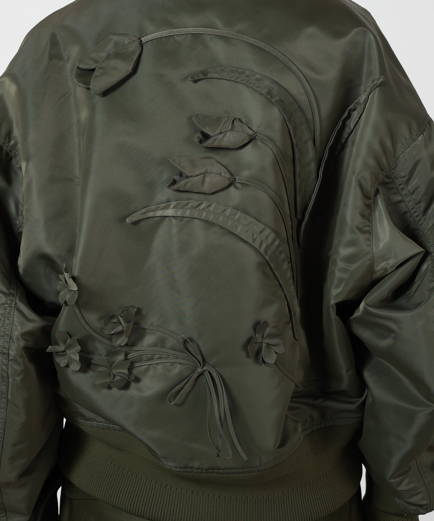 Mame Kurogouchi(マメ クロゴウチ)】 Nylon Twill 3D Embroidery
