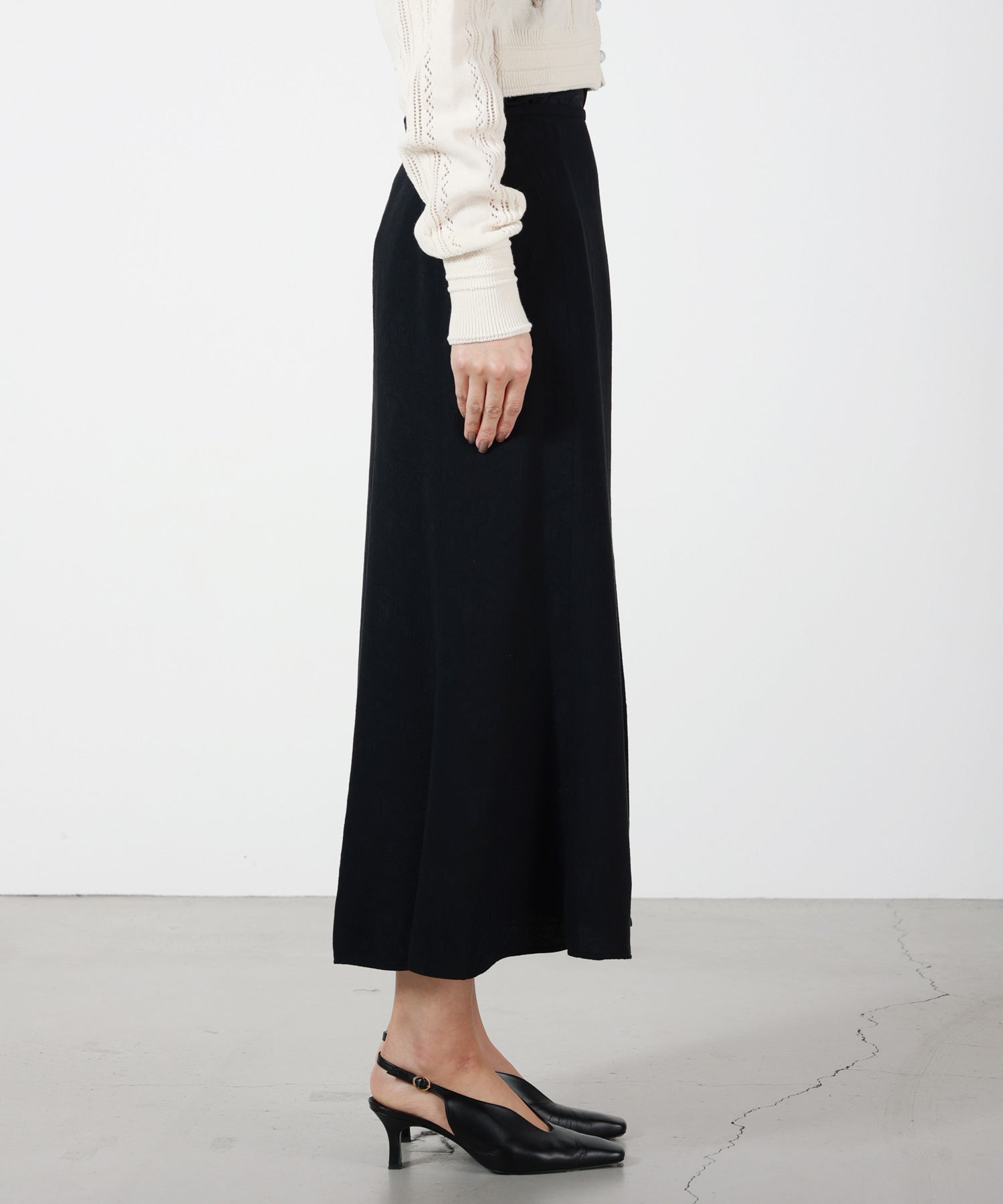 Mame Kurogouchi(マメ クロゴウチ)】 Puffed Floral Jacquard Skirt