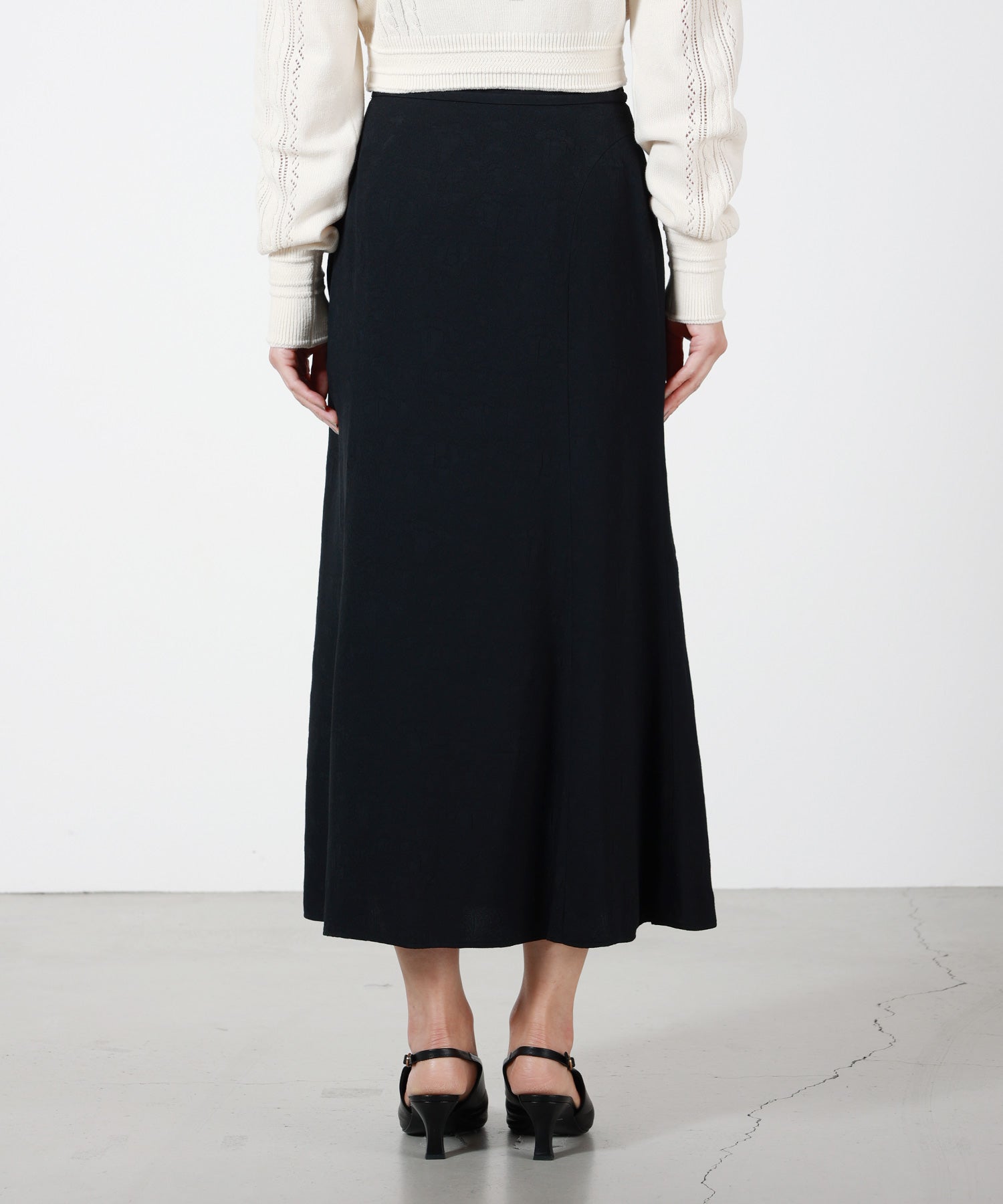 Mame Kurogouchi(マメ クロゴウチ)】 Puffed Floral Jacquard Skirt
