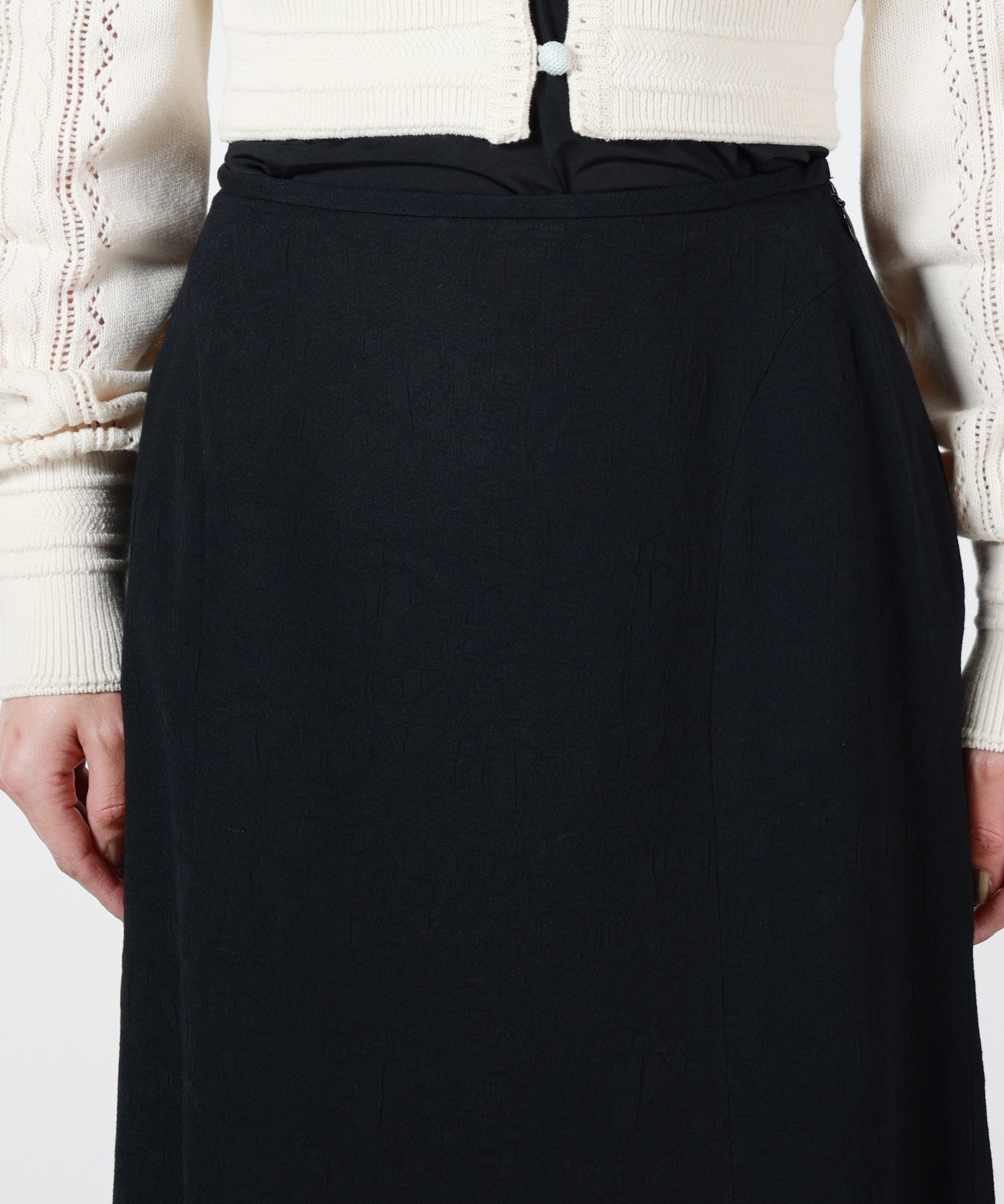 Mame Kurogouchi(マメ クロゴウチ)】 Puffed Floral Jacquard Skirt