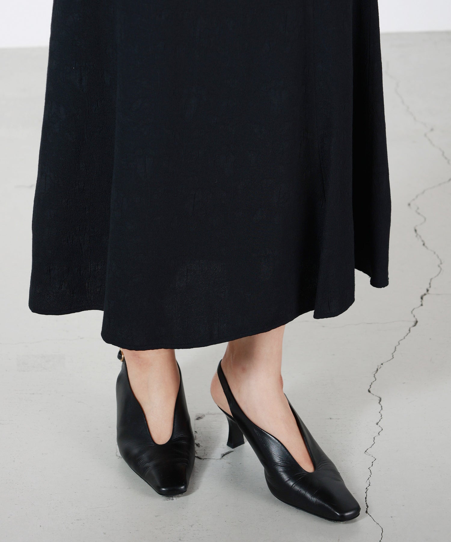 Mame Kurogouchi(マメ クロゴウチ)】 Puffed Floral Jacquard Skirt