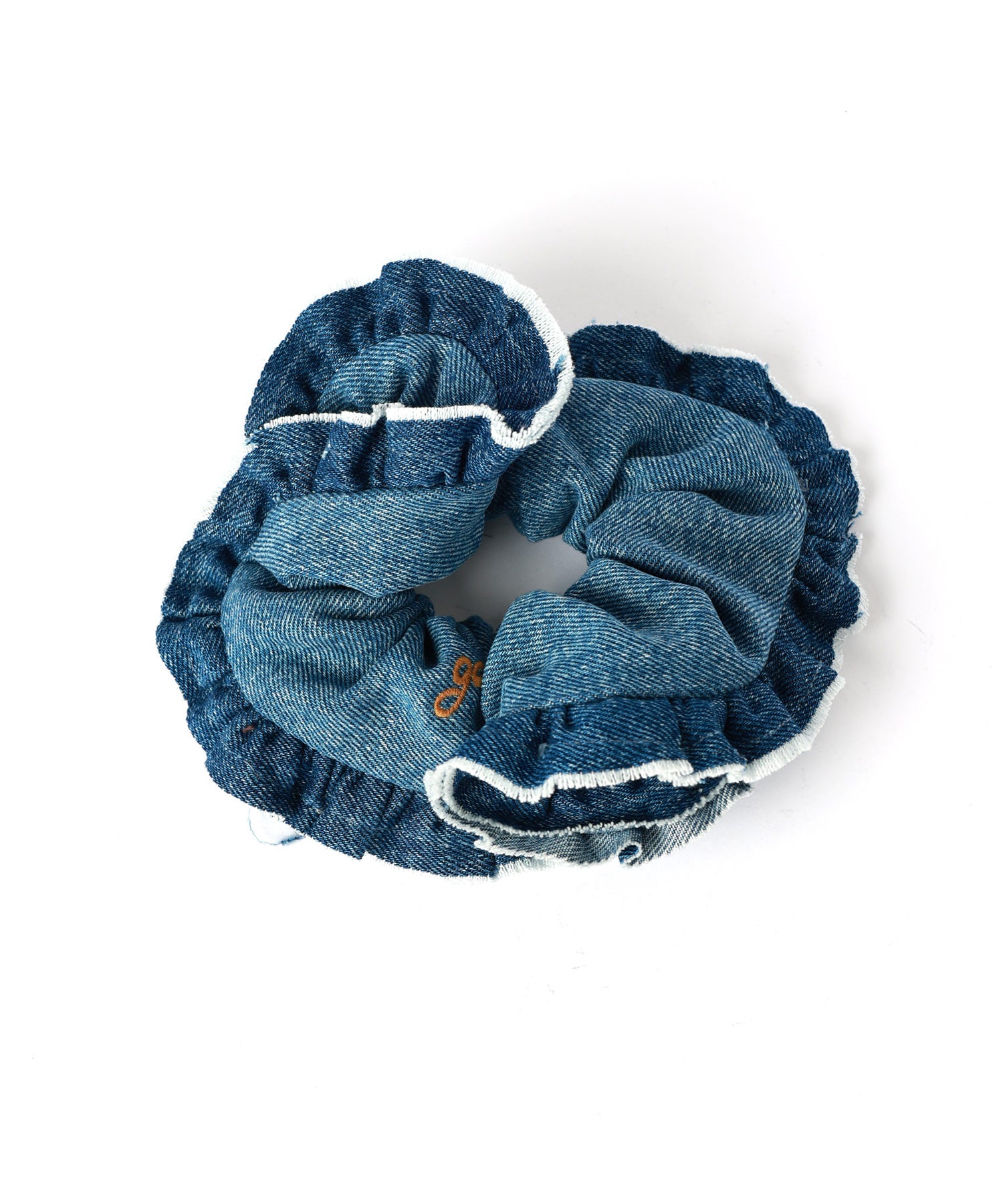 GANNI(ガニー)】 Light Weight denim Scrunchie｜PARIGOT ONLINE