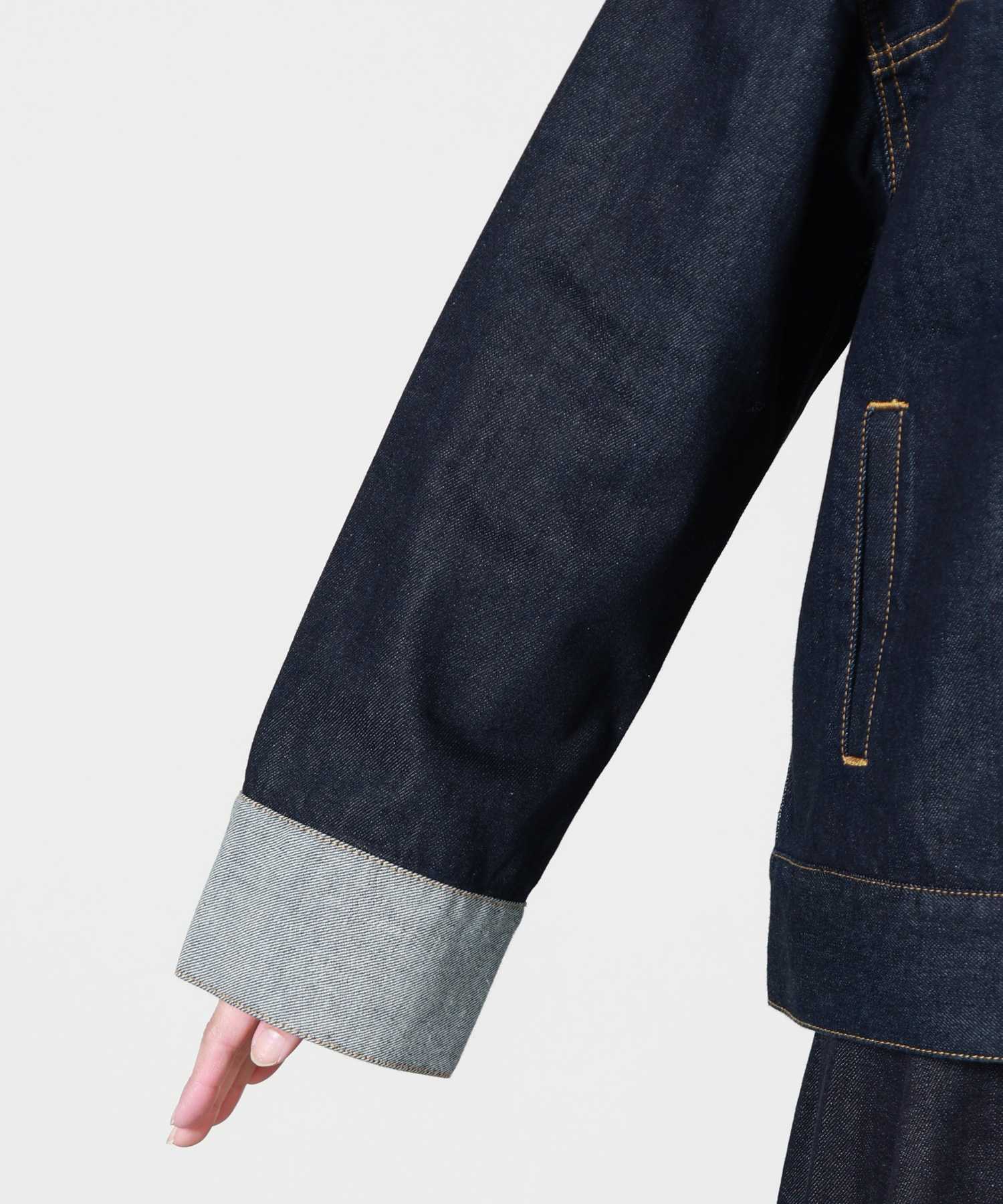 JAPAN DENIM(ジャパンデニム)】 BICOLOR SLEEVE JACKET｜PARIGOT
