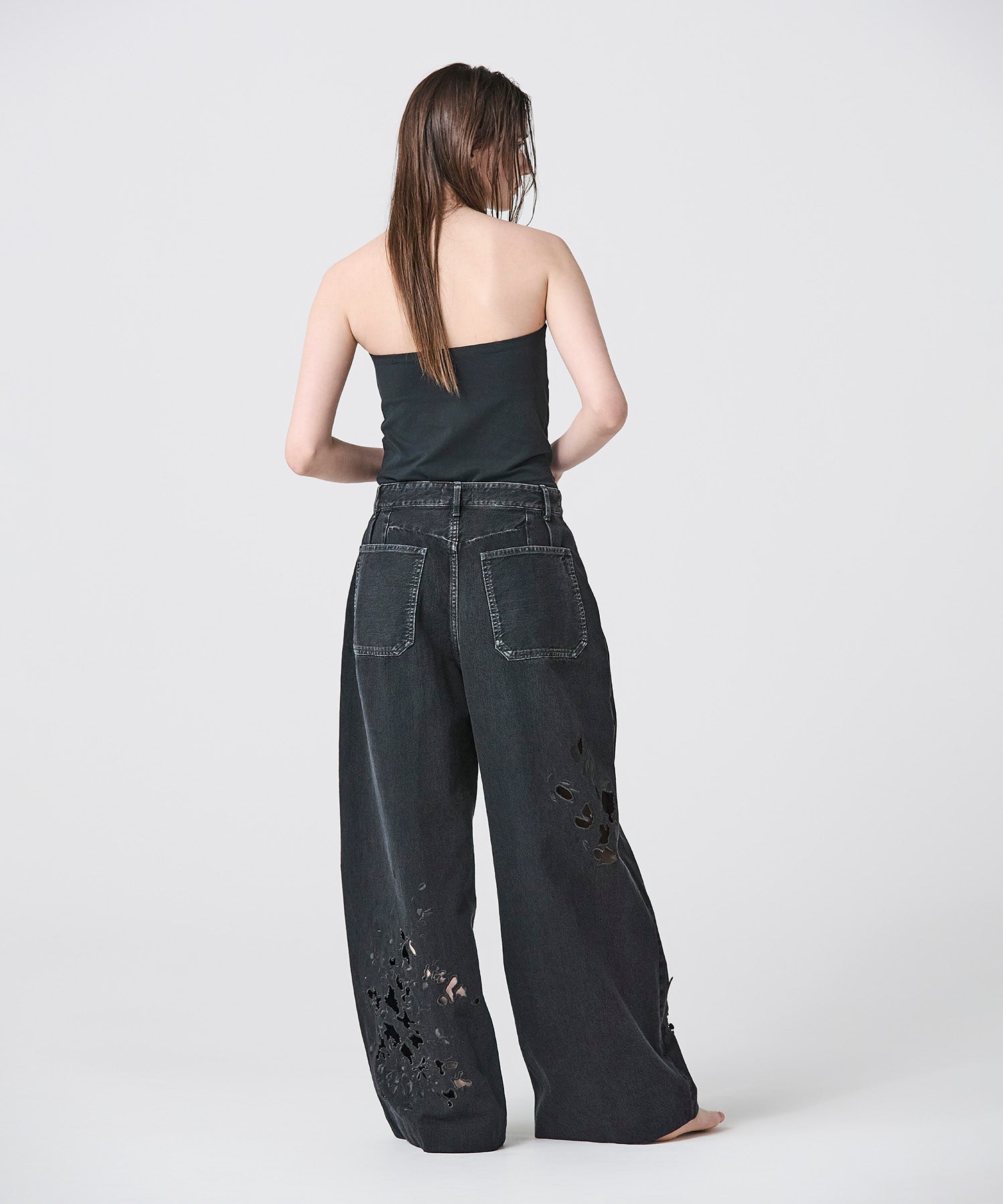 JAPAN DENIM(ジャパンデニム)】 《予約》TANAKA_FLOWER EMBROIDERY