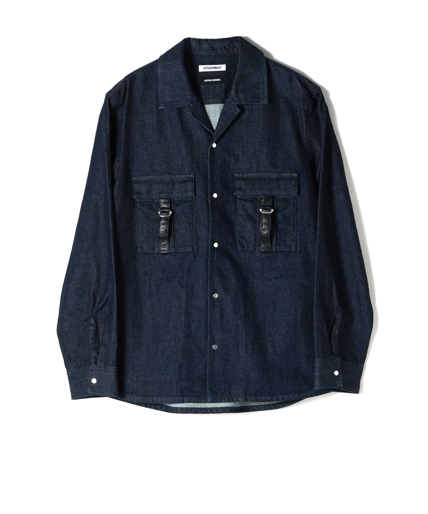 JAPAN DENIM(ジャパンデニム)】 ATTACHMENT_LEATHER STRAP JACKET