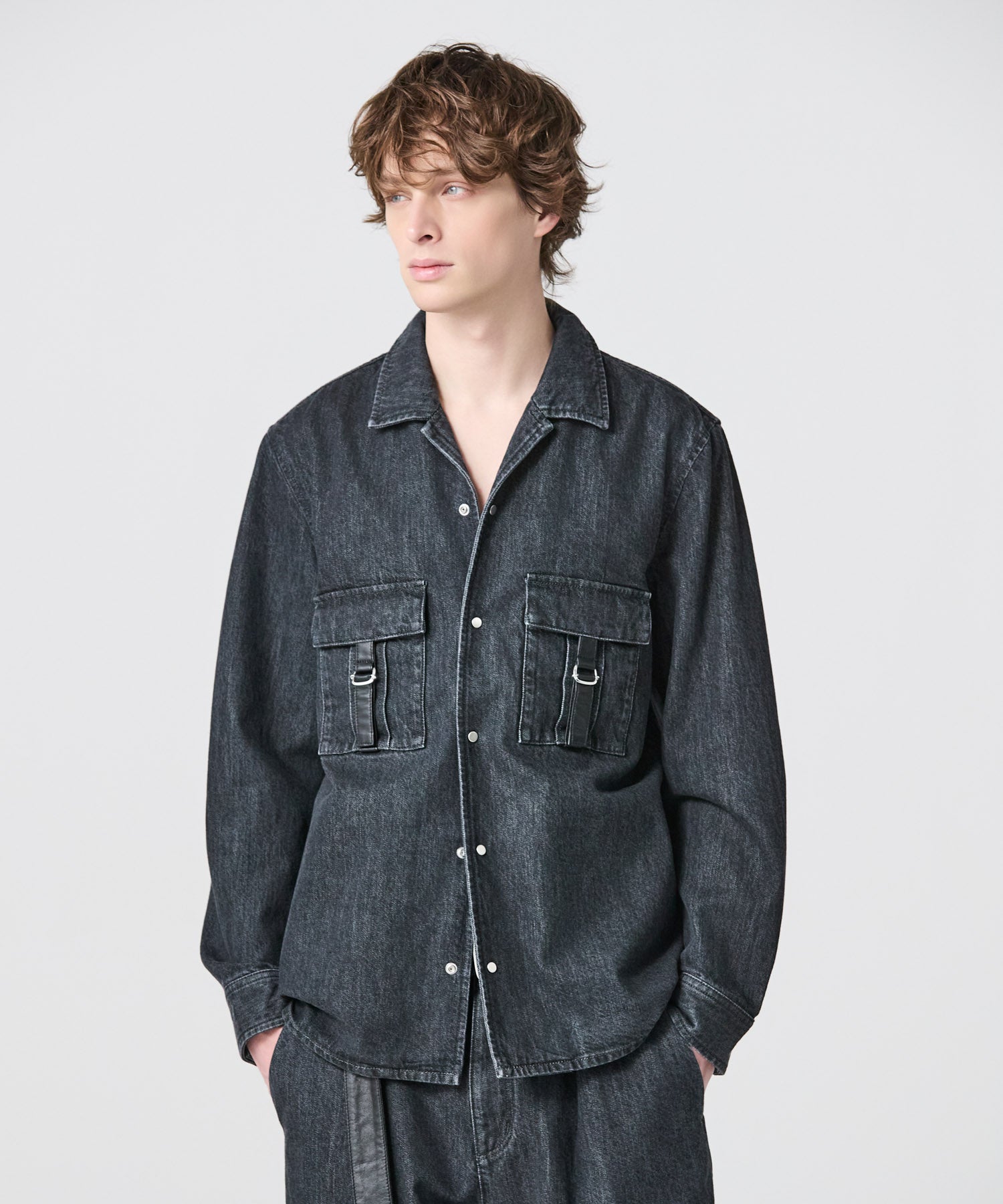 JAPAN DENIM × ATTACHMENT(アタッチメント)『LEATHER STRAP JACKET