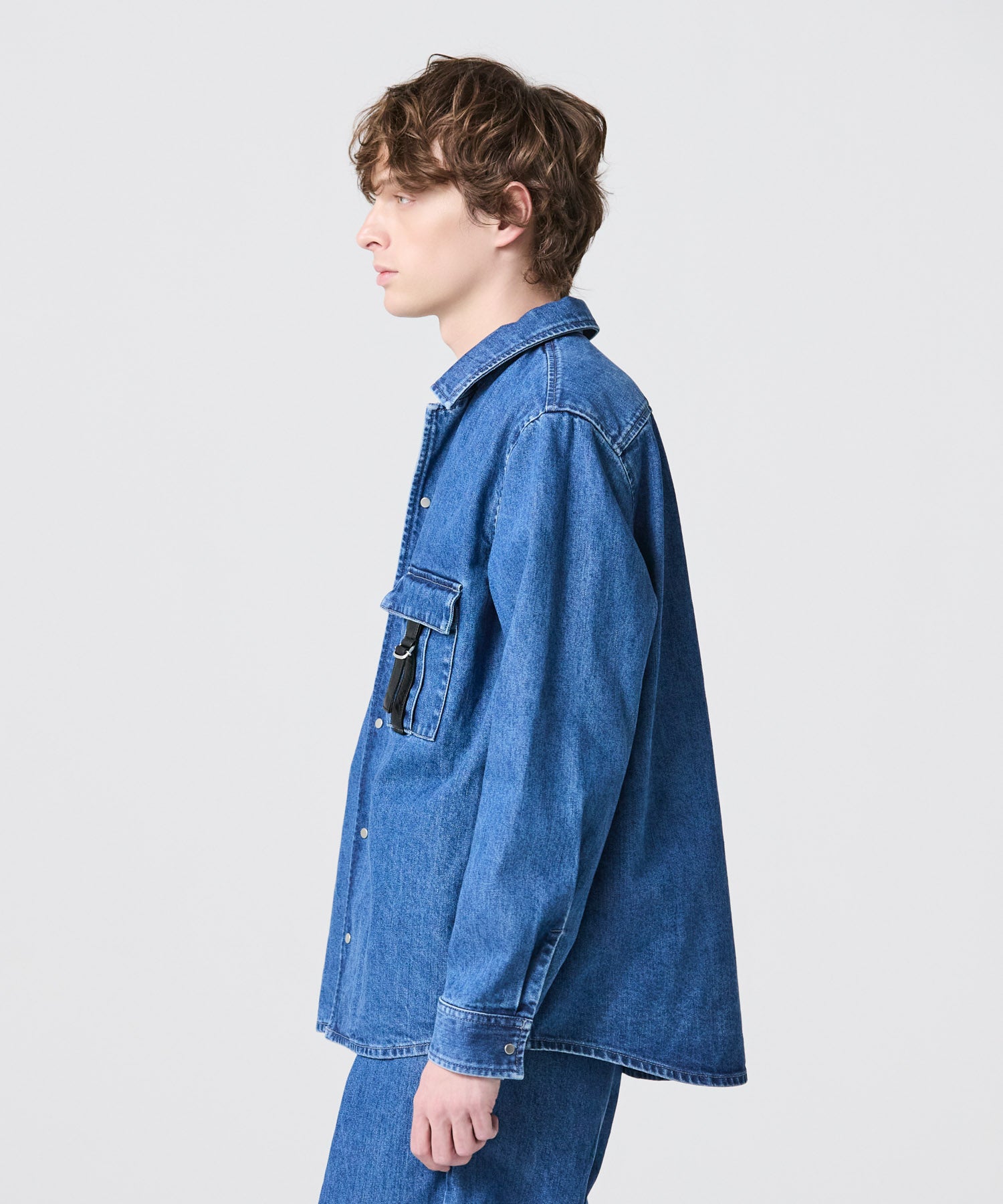 JAPAN DENIM(ジャパンデニム)】 ATTACHMENT_LEATHER STRAP JACKET