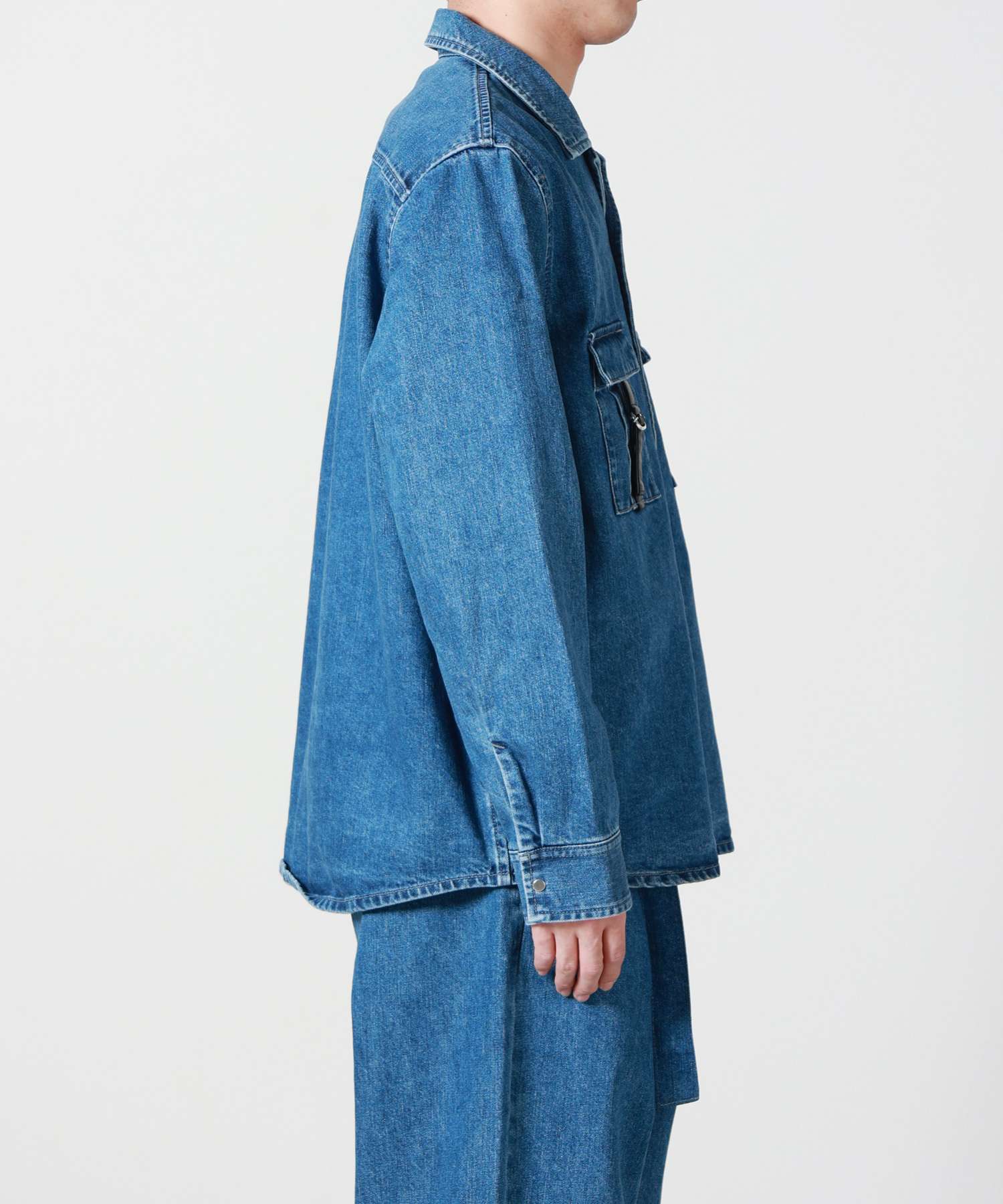 JAPAN DENIM(ジャパンデニム)】 ATTACHMENT_LEATHER STRAP JACKET