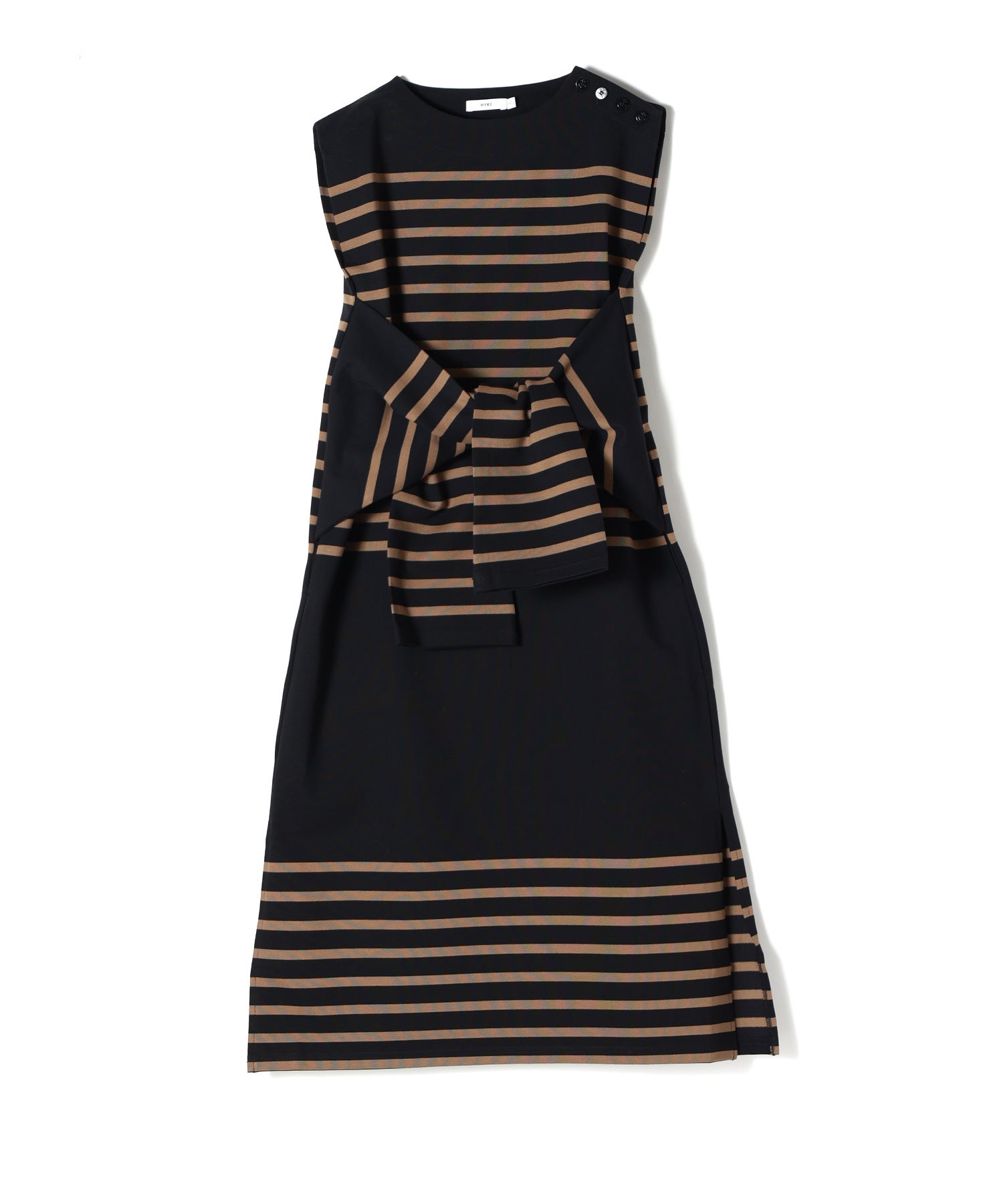 HYKE(ハイク)】 TIE DETAIL BASQUE DRESS｜PARIGOT ONLINE（パリゴ