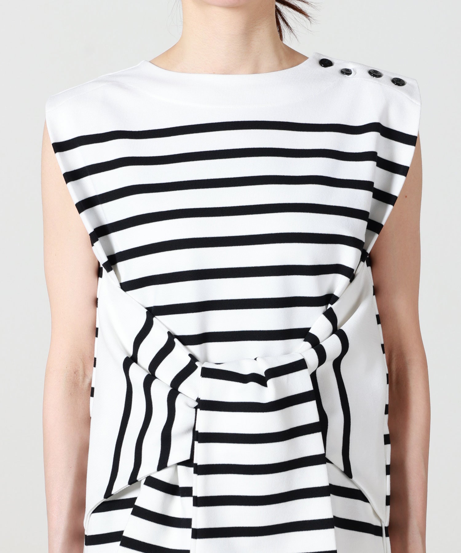 HYKE(ハイク)】 TIE DETAIL BASQUE DRESS｜PARIGOT ONLINE（パリゴ