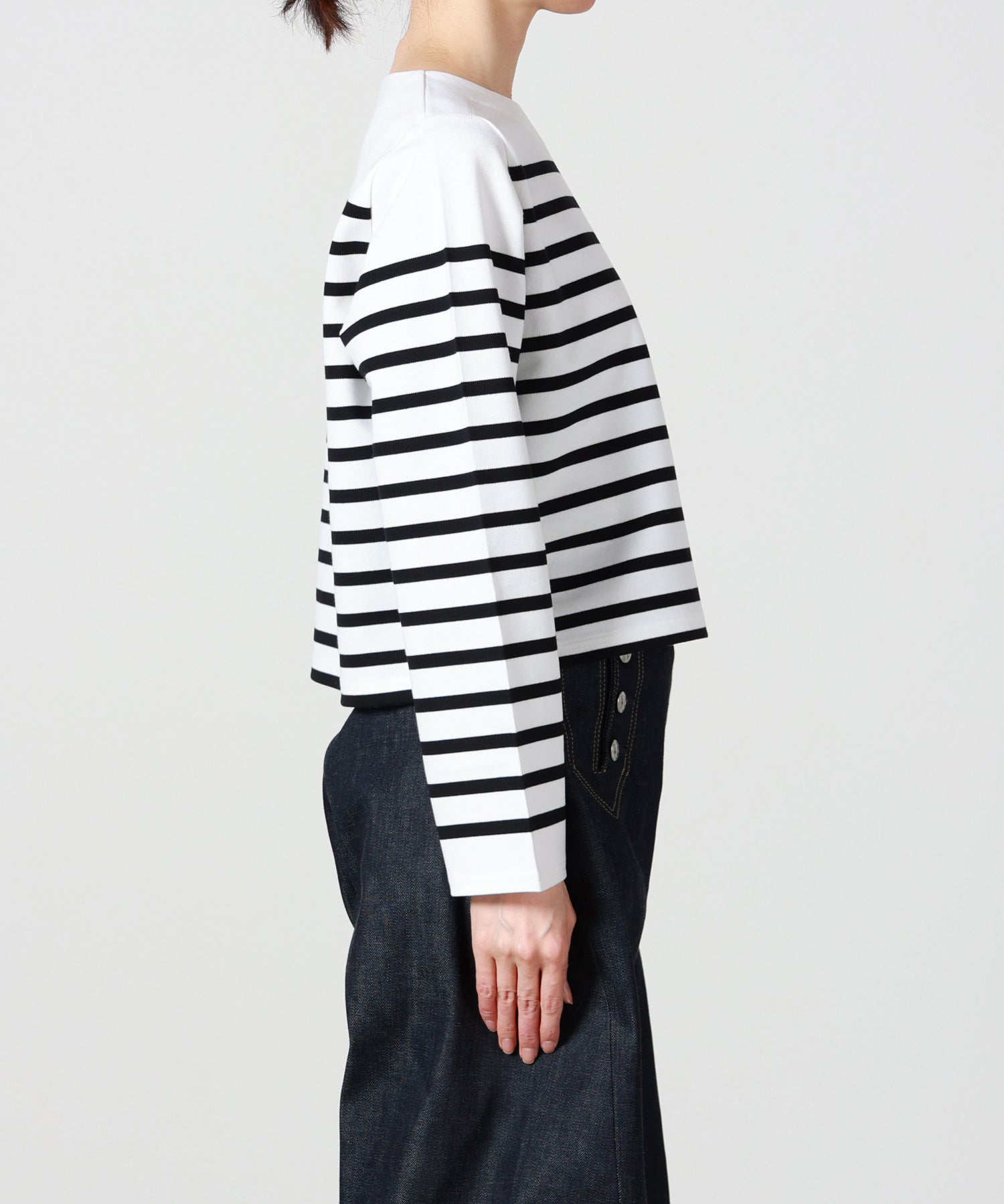 HYKE(ハイク)】 CROPPED BASQUE SHIRT｜PARIGOT ONLINE（パリゴ