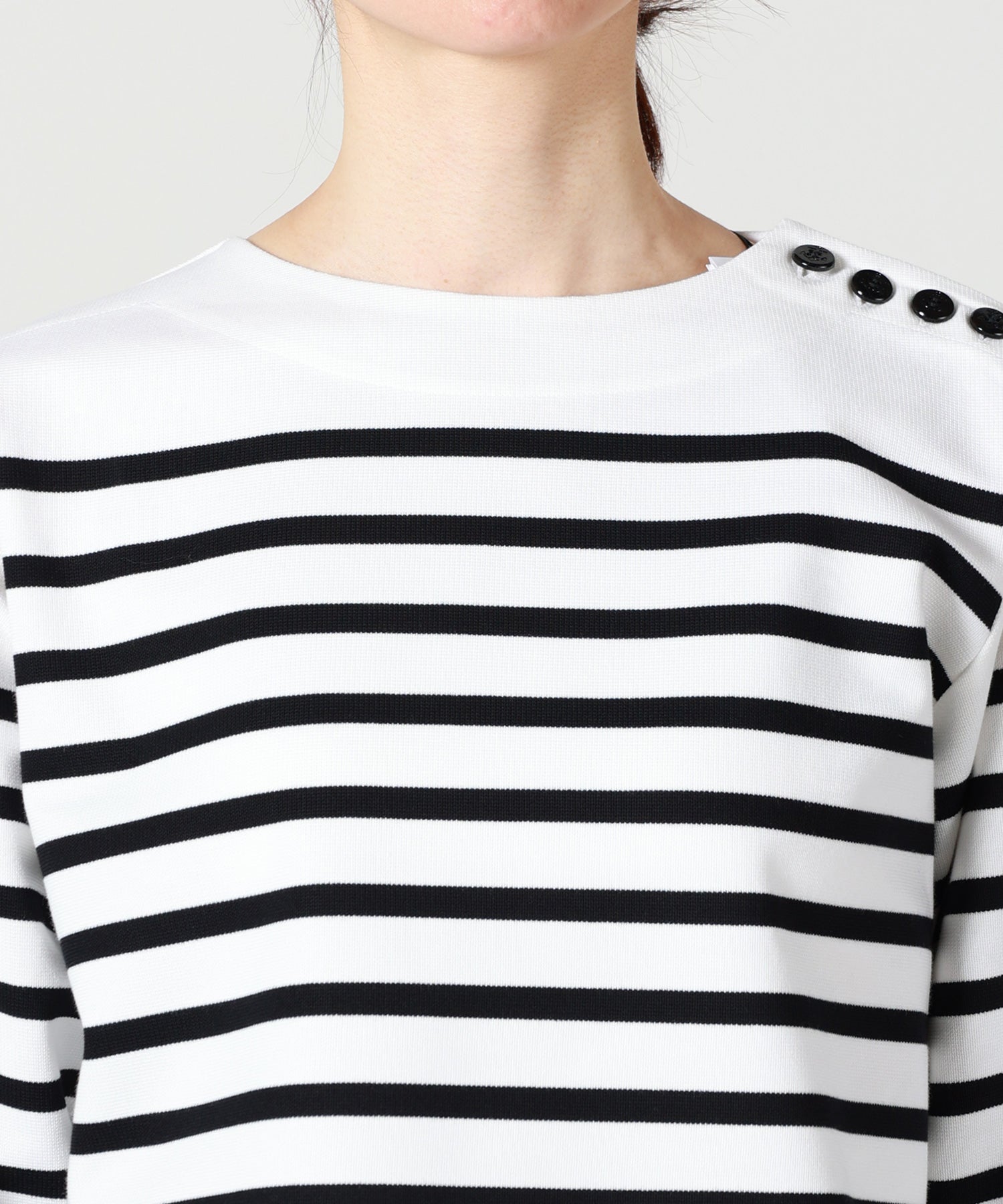 HYKE バスクシャツ size1 HYKE(ハイク)】 CROPPED BASQUE SHIRT｜PARIGOT ONLINE（パリゴ