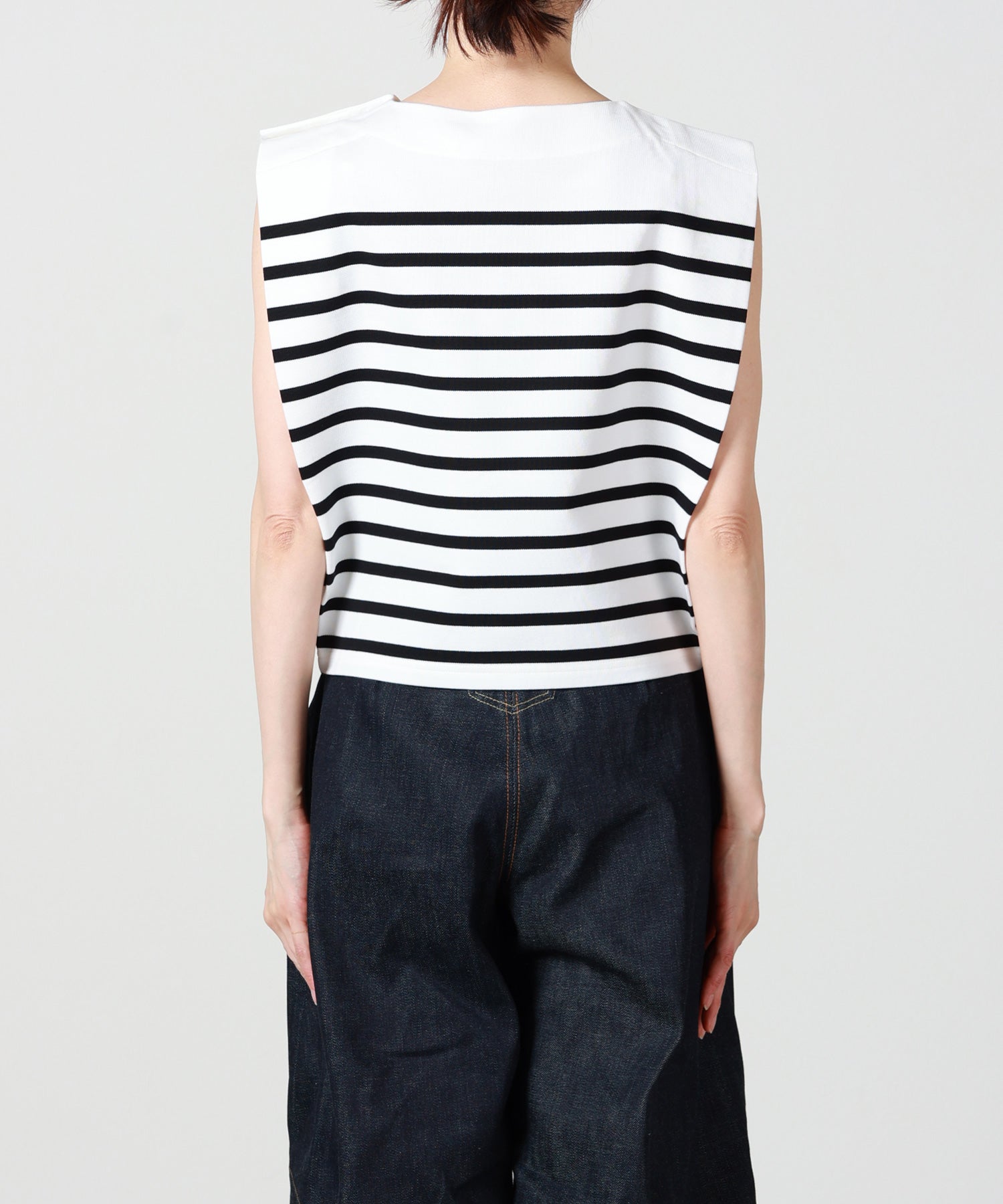 HYKE(ハイク)】 SLEEVELESS BASQUE SHIRT｜PARIGOT ONLINE（パリゴ