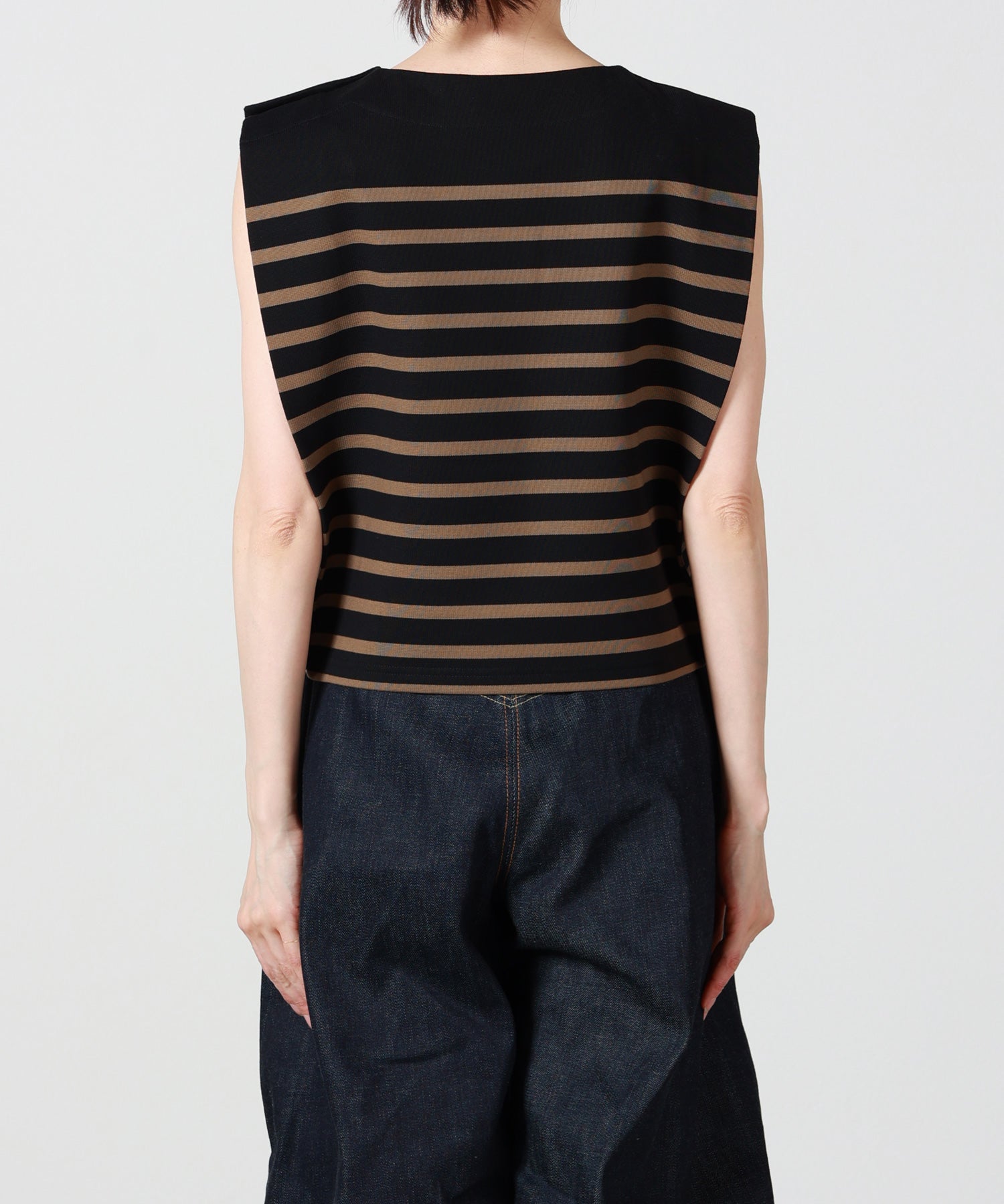 HYKE(ハイク)】 SLEEVELESS BASQUE SHIRT｜PARIGOT ONLINE（パリゴ