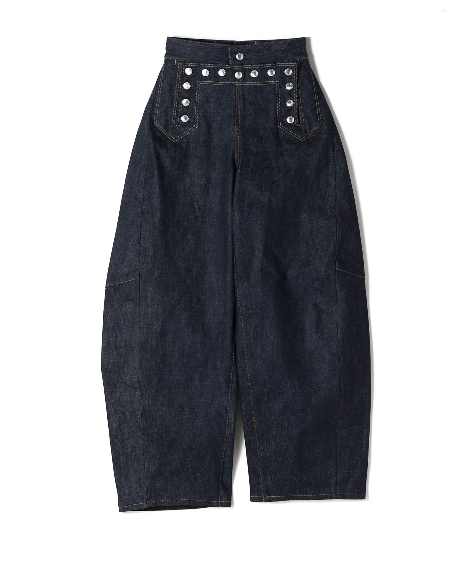 HYKE(ハイク)】 SAILOR BARREL LEG DENIM PANTS｜PARIGOT ONLINE