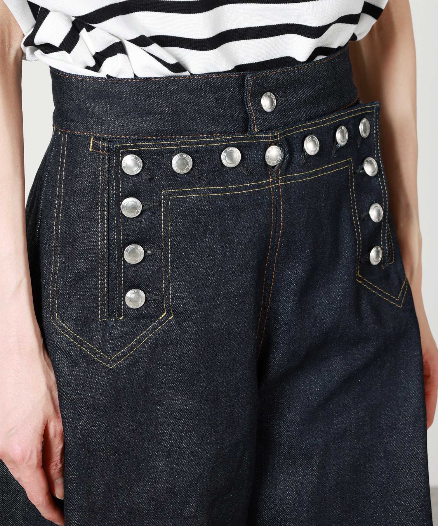 HYKE(ハイク)】 SAILOR BARREL LEG DENIM PANTS｜PARIGOT ONLINE