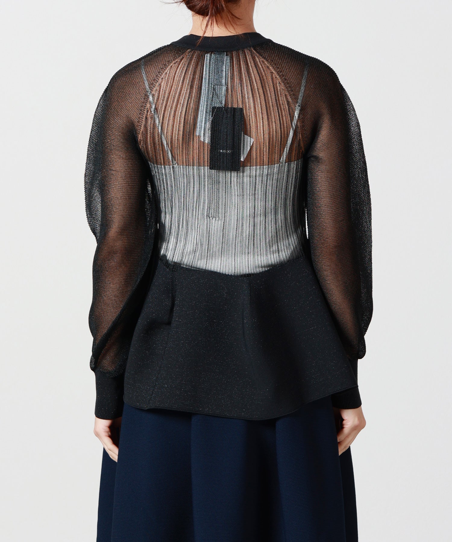 CFCL(シーエフシーエル)】 POTTERY GLITTER PUFF SLEEVE CARDIGAN
