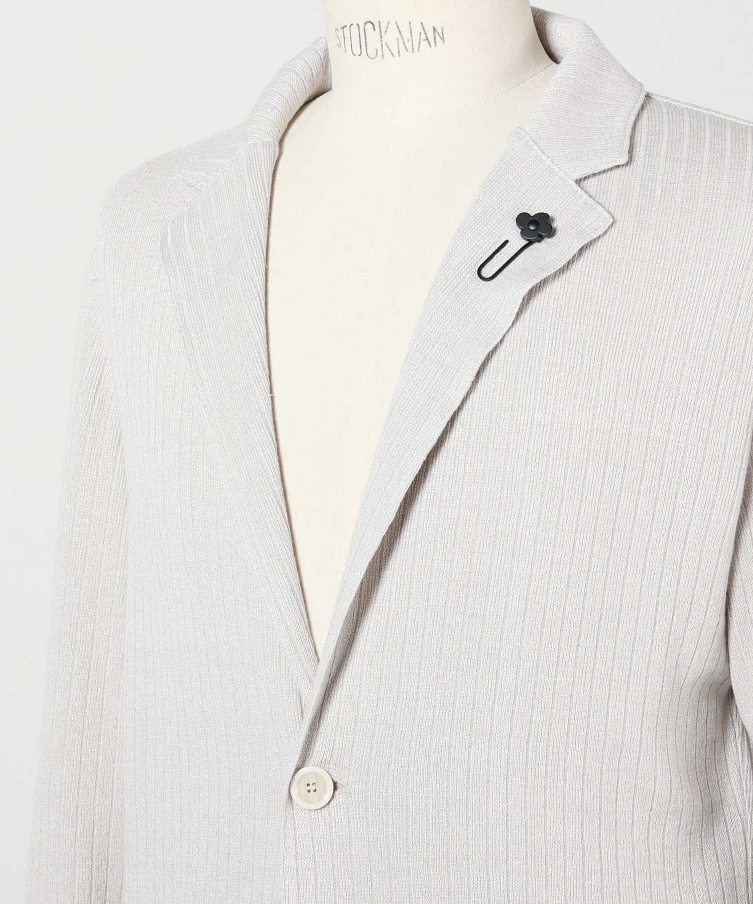 LARDINI(ラルディーニ)】 リネンコットンニットジャケット｜PARIGOT