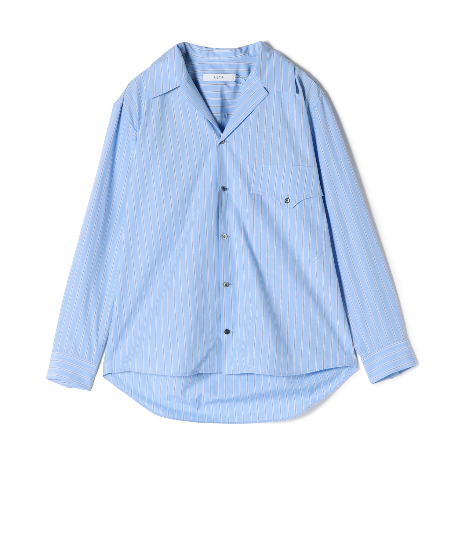 UJOH(ウジョー)】 Wide Set Open Collar Shirt｜PARIGOT ONLINE