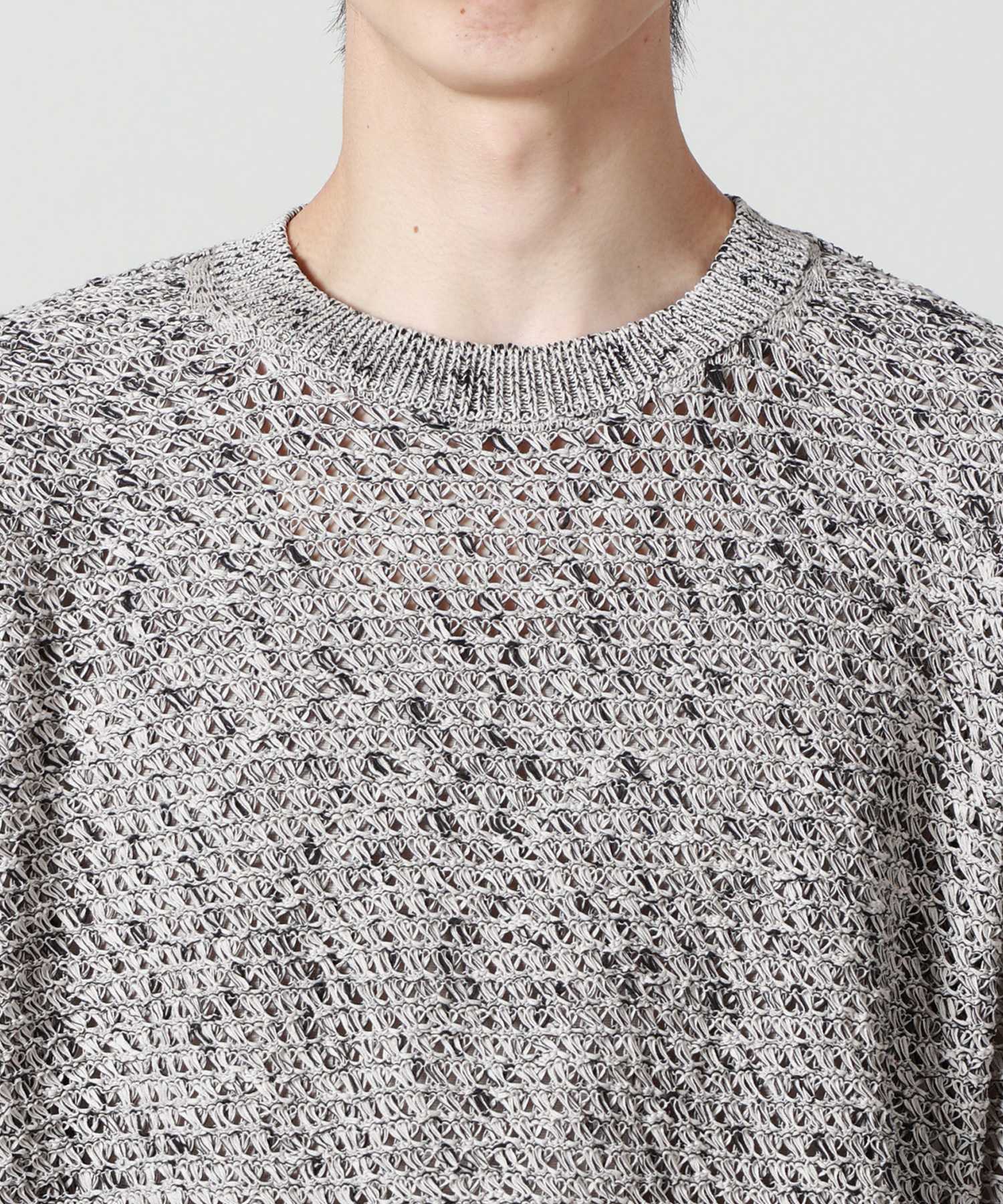 YOKE(ヨーク)】 Mesh Knit Shirt Crewneck Sweater｜PARIGOT ONLINE