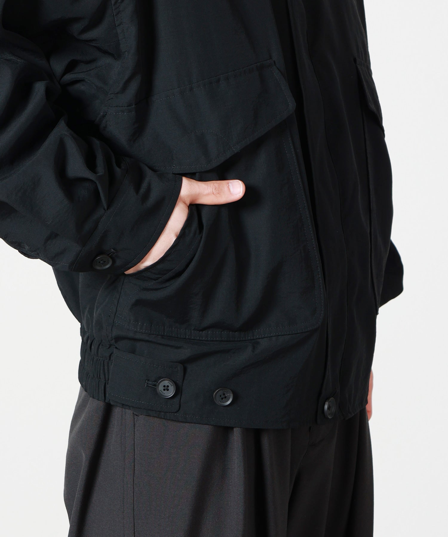 YOKE(ヨーク)】 Wool Nylon Flight Jacket｜PARIGOT ONLINE（パリゴ