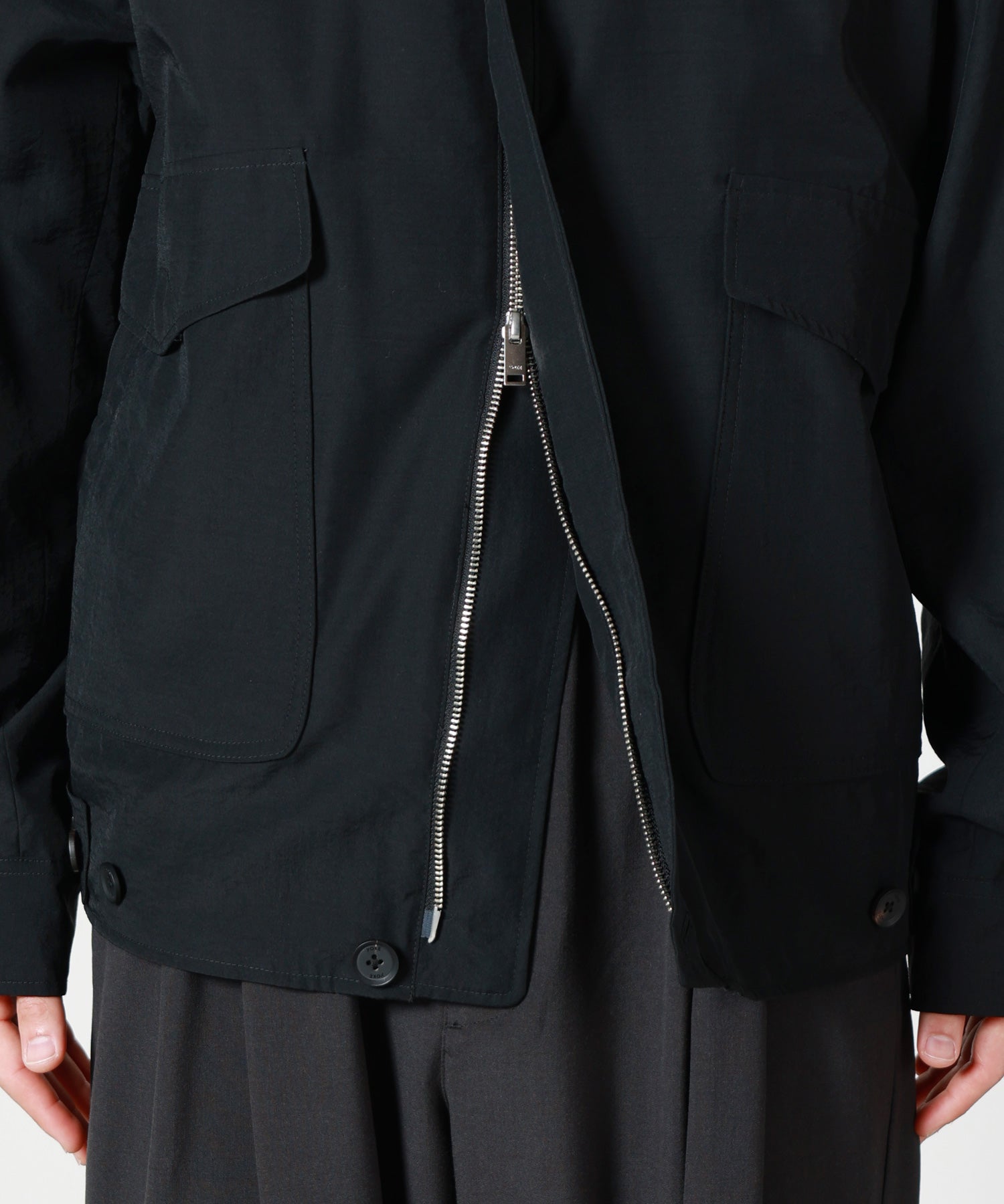 YOKE(ヨーク)】 Wool Nylon Flight Jacket｜PARIGOT ONLINE（パリゴ