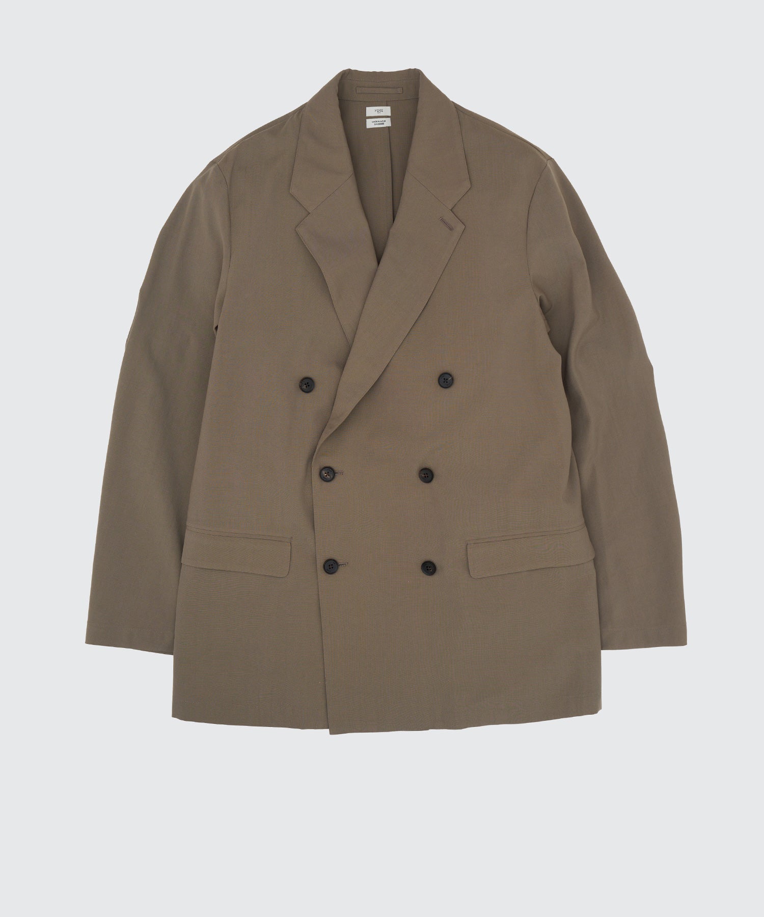 YOKE(ヨーク)】 Wool Washer Tropical Double Breasted Jacket