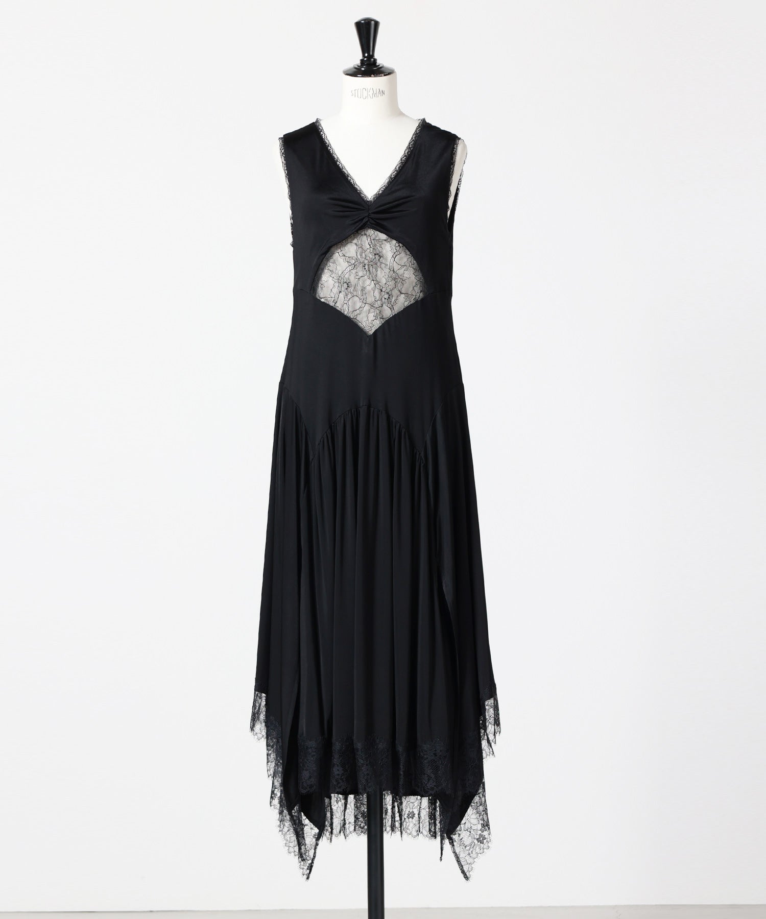FETICO(フェティコ)】 LACE PANELED JERSEY DRESS｜PARIGOT ONLINE