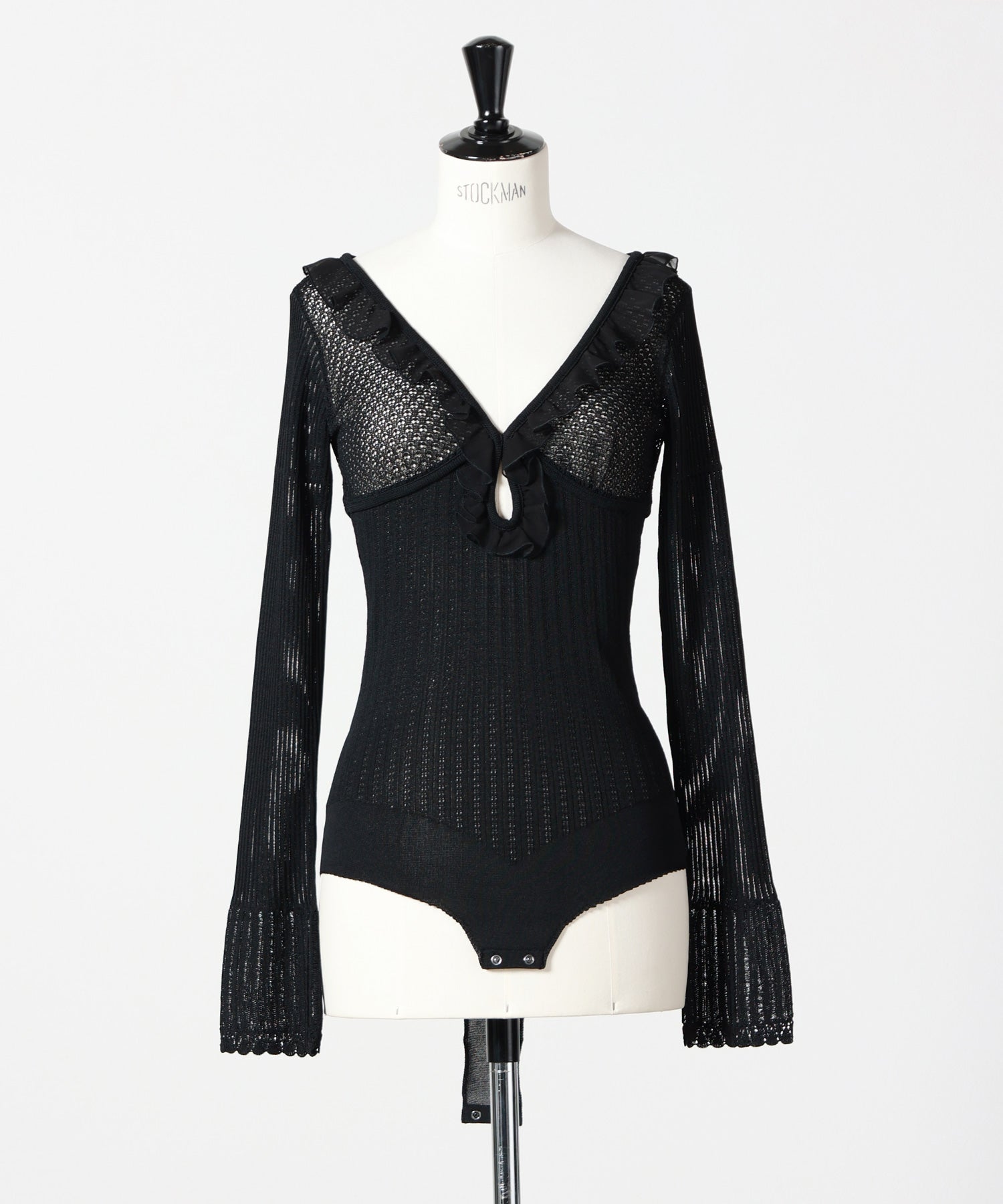 FETICO(フェティコ)】 LACE KNIT CUT OUT BODYSUIT｜PARIGOT ONLINE