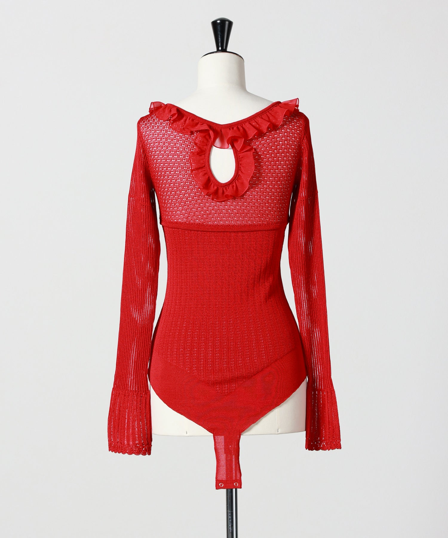 FETICO(フェティコ)】 LACE KNIT CUT OUT BODYSUIT｜PARIGOT ONLINE