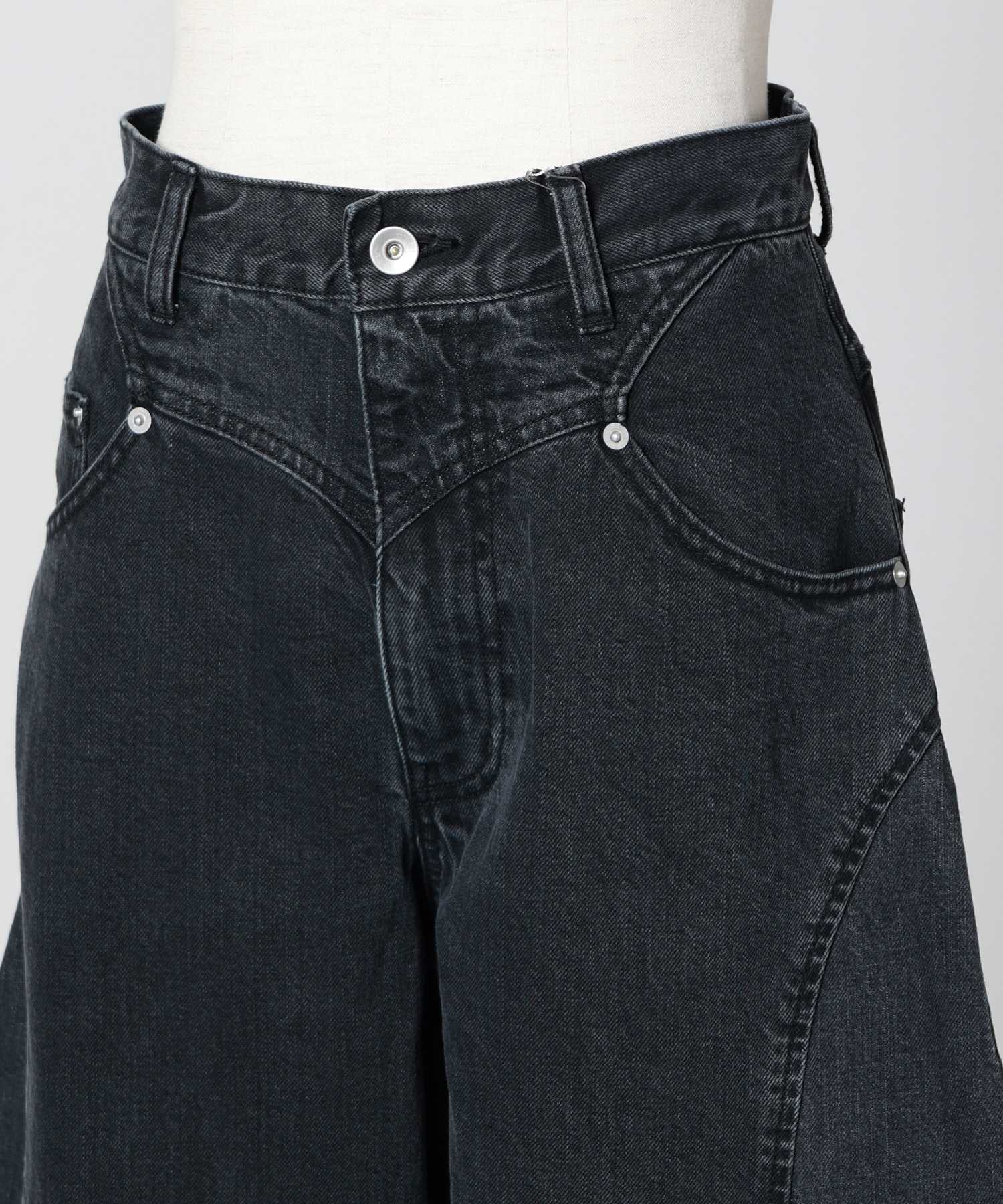 FETICO(フェティコ)】 ORGANIC COTTON CURVE FIT HIGH RISE JEANS