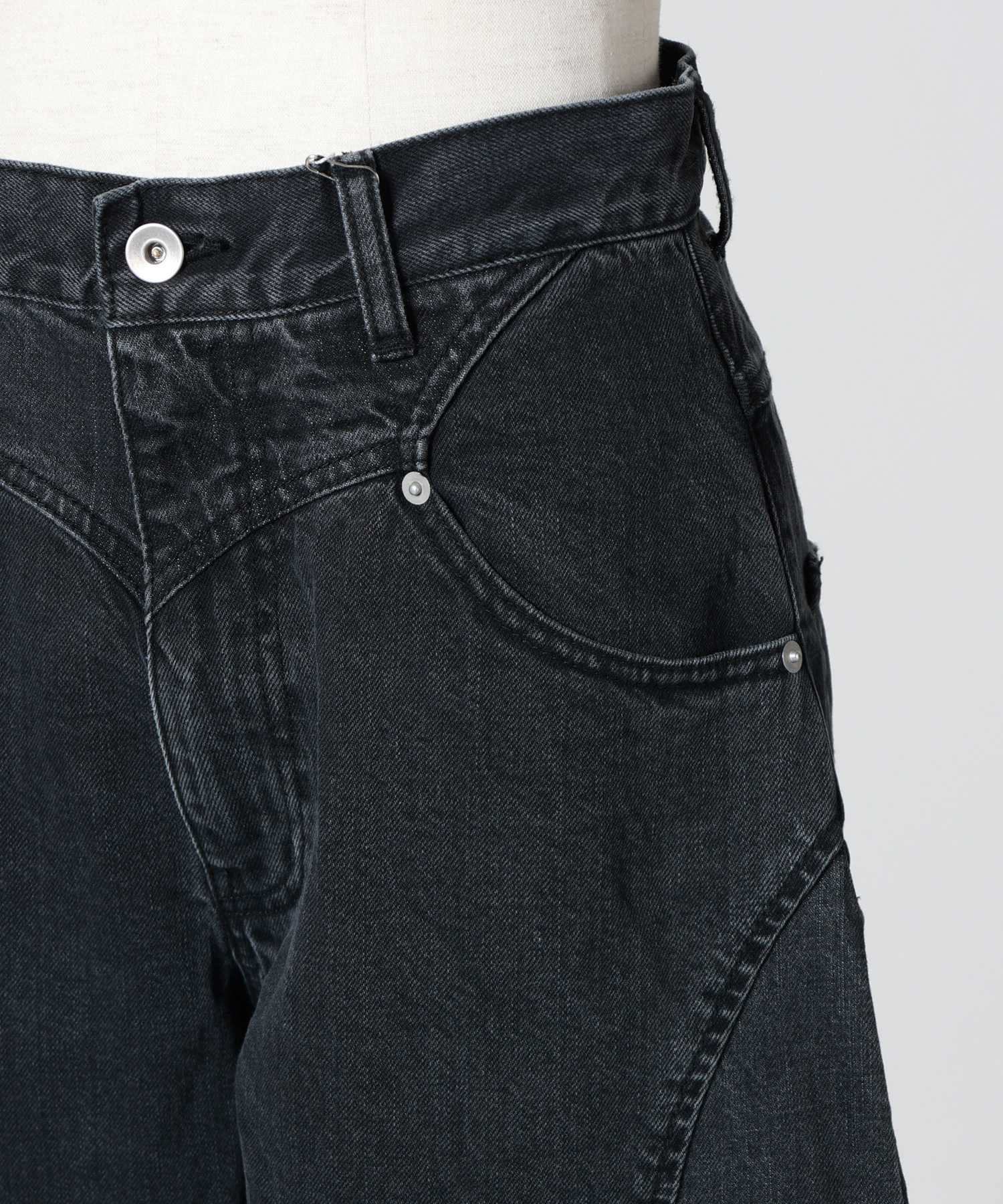 FETICO(フェティコ)】 ORGANIC COTTON CURVE FIT HIGH RISE JEANS
