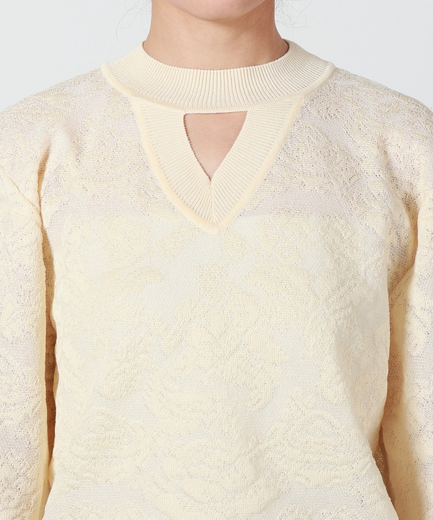 PHOTOCOPIEU(フォトコピュー)】 ROUND V-NECK SWEATER｜PARIGOT ONLINE