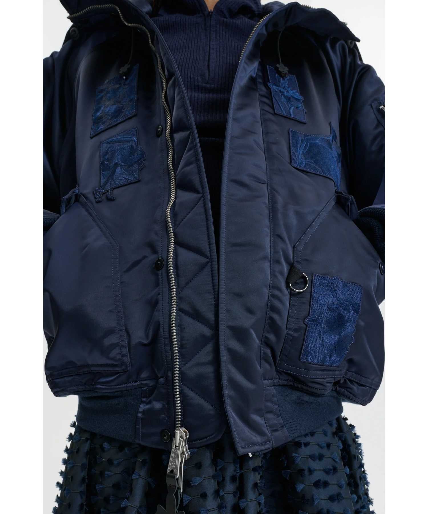 バーバリー　ブルーレーベル　n-2b ジャケット　短丈　y2k Cecilie Bahnsen(セシリー バンセン)】 Alpha Industries X CB N-2B