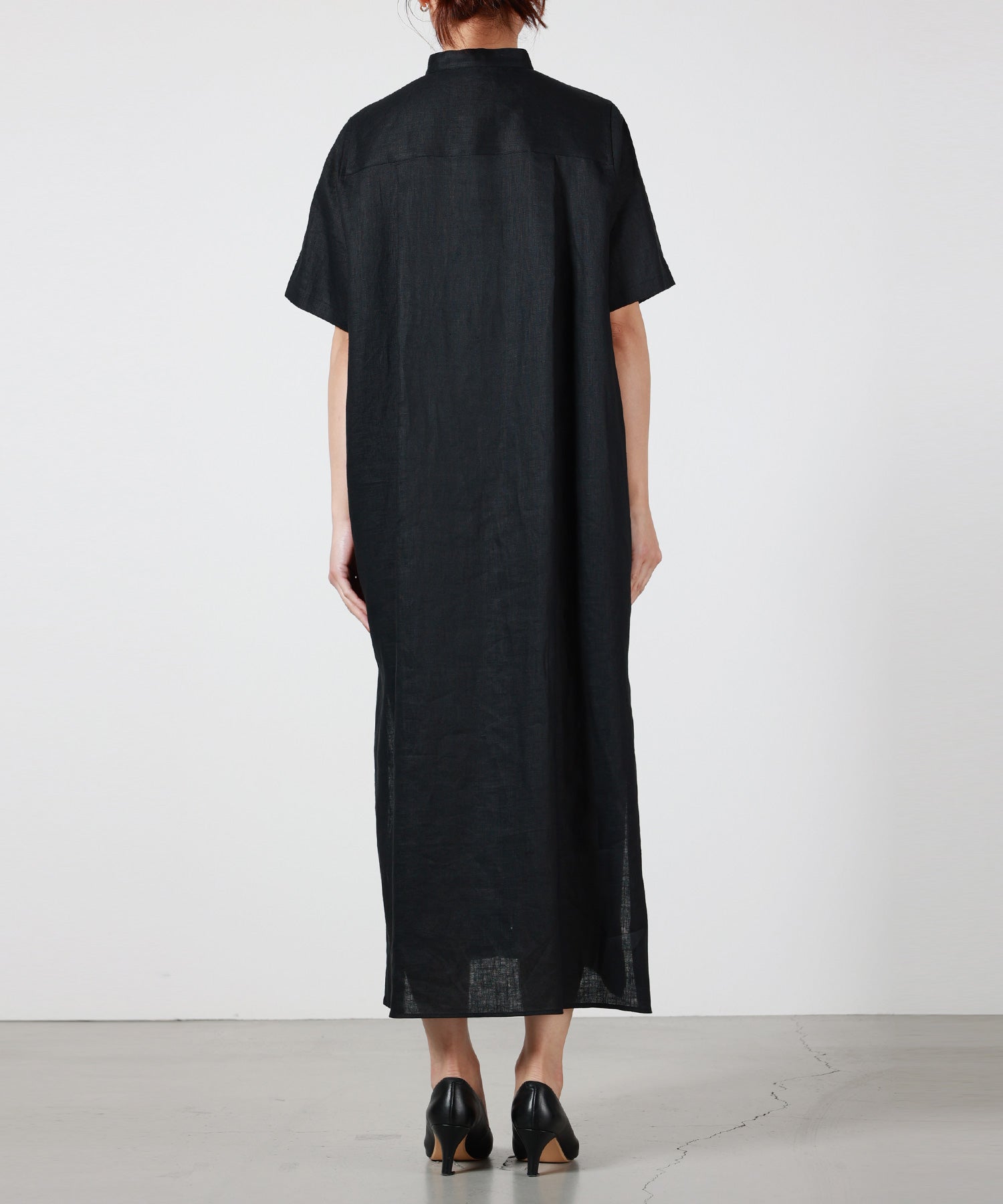 HYKE(ハイク)】 LINEN MAXI SHIRT DRESS｜PARIGOT ONLINE（パリゴ