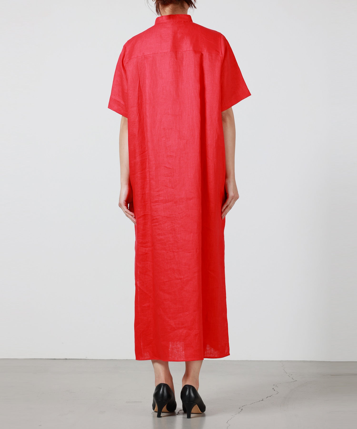 HYKE(ハイク)】 LINEN MAXI SHIRT DRESS｜PARIGOT ONLINE（パリゴ