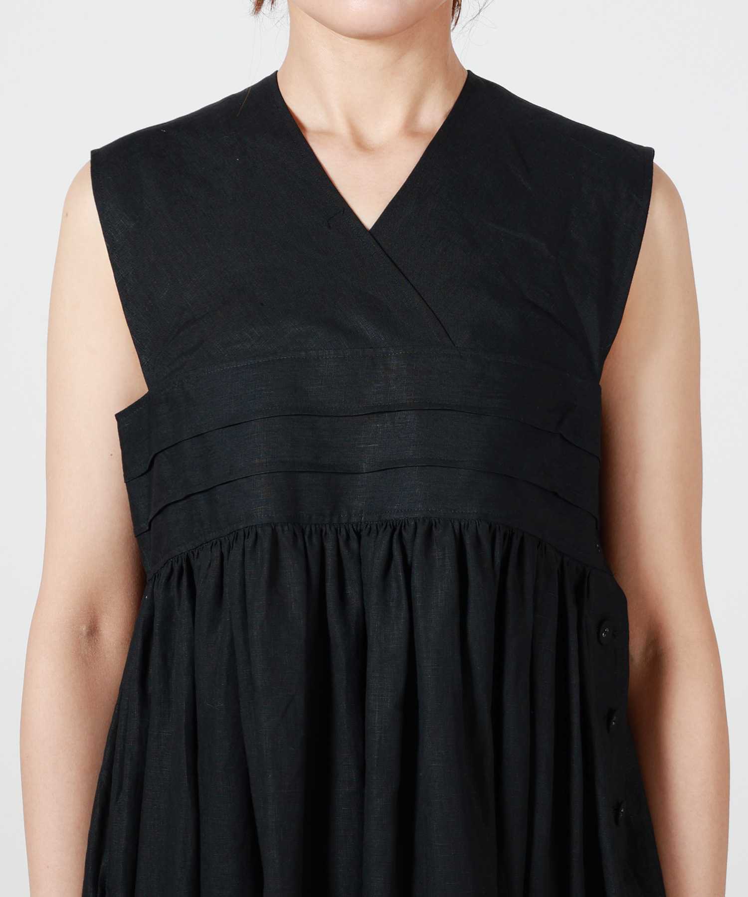 HYKE(ハイク)】 LINEN MAXI DRESS｜PARIGOT ONLINE（パリゴオンライン）