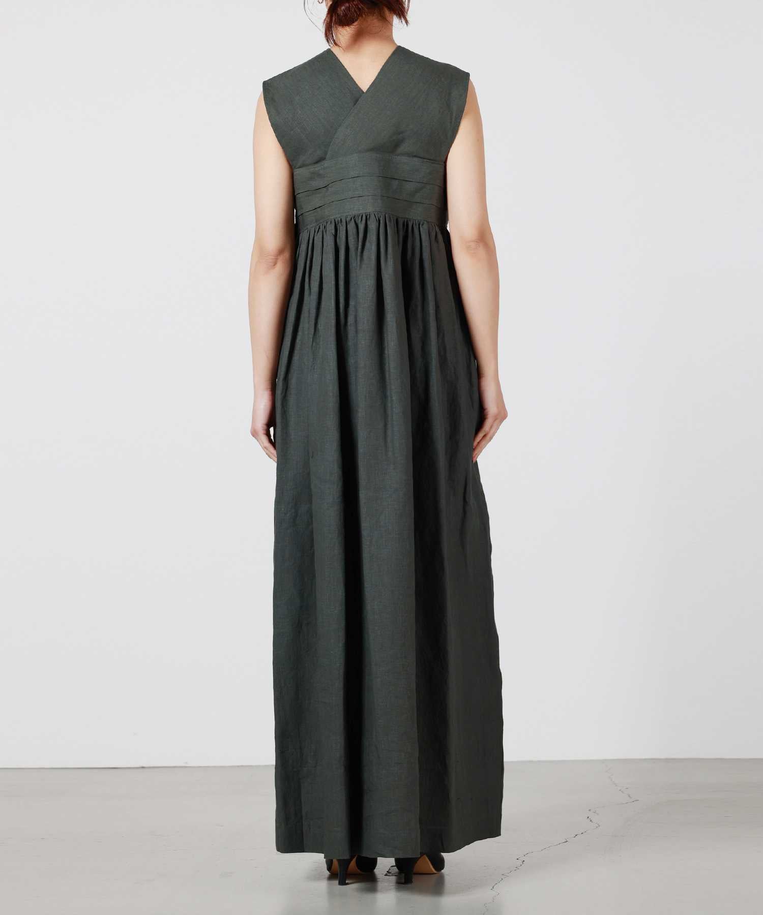 HYKE(ハイク)】 LINEN MAXI DRESS｜PARIGOT ONLINE（パリゴオンライン）