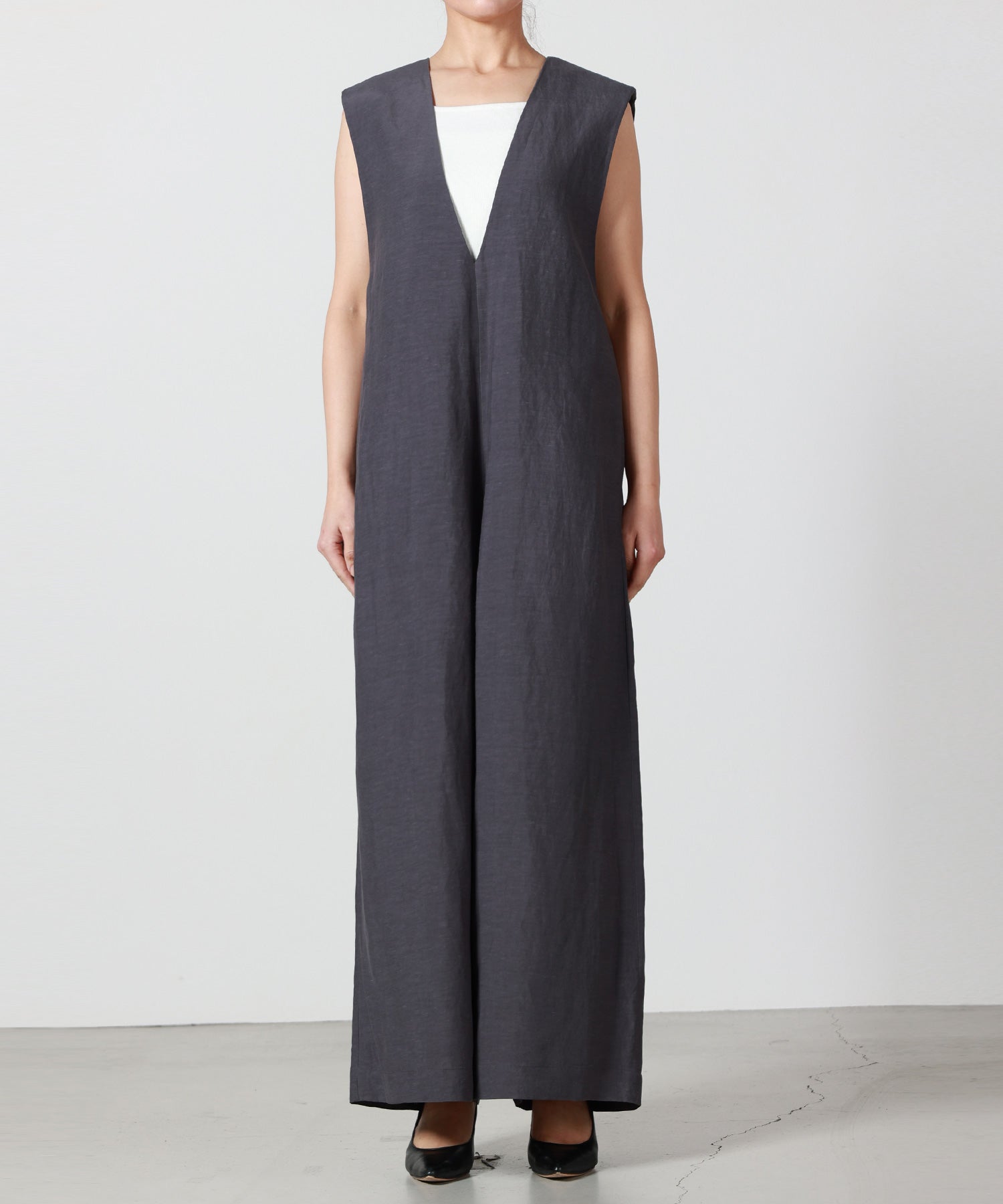 SACRA(サクラ)】 RAYON LINEN TUMBLE ALL-IN-ONE｜PARIGOT ONLINE