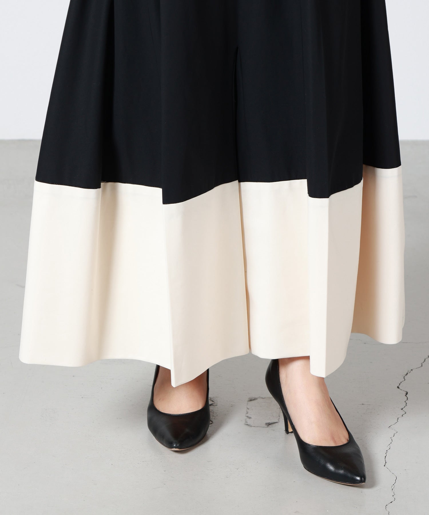 TELMA(テルマ)】 COLOR BLOCKED SKIRT PANTS｜PARIGOT ONLINE（パリゴ