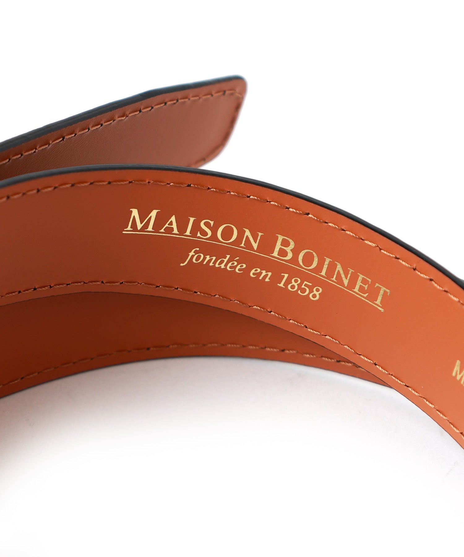 MAISON BOINET(メゾンボワネ)】 スクエアレザーベルト｜PARIGOT ONLINE