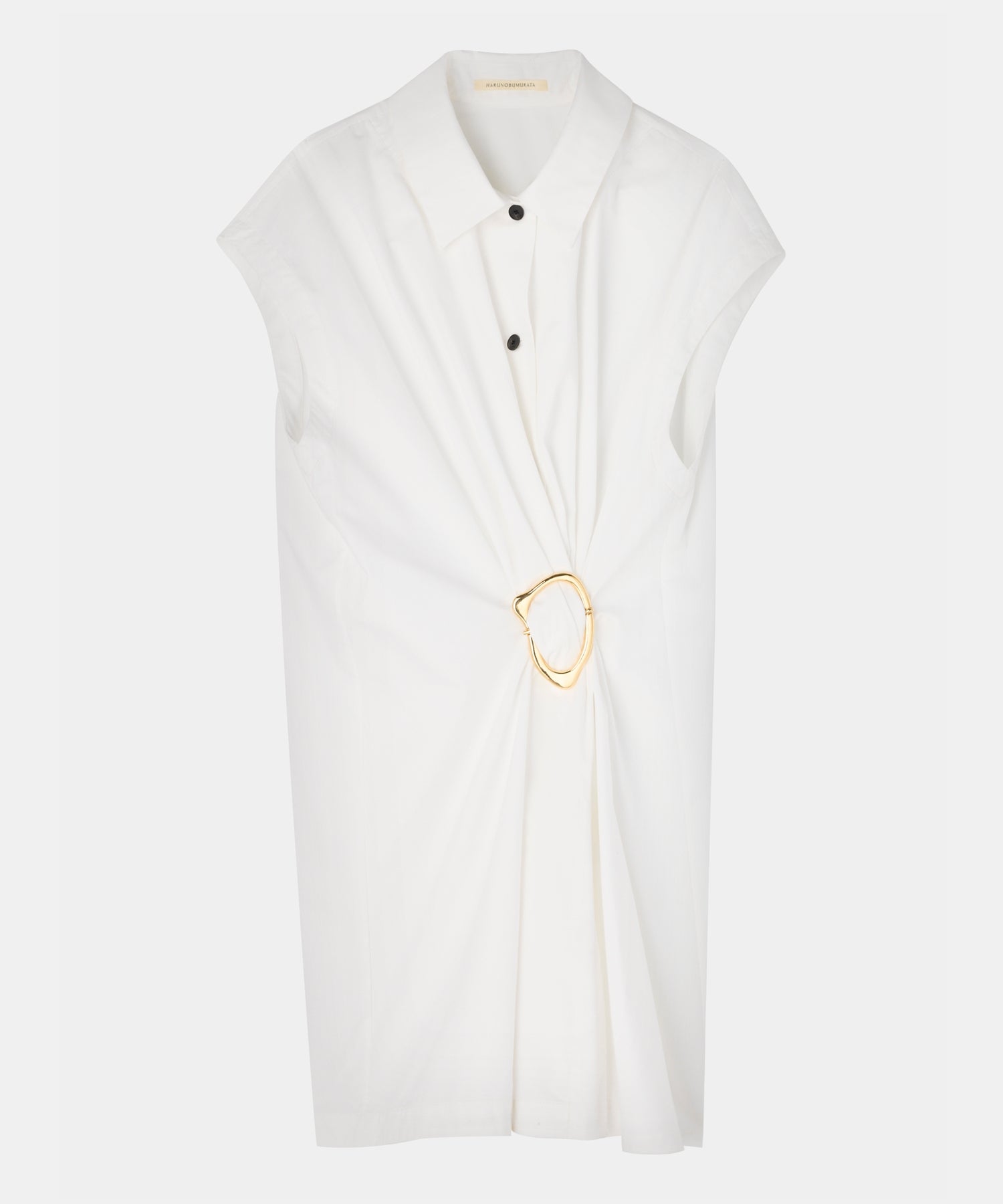 HARUNOBUMURATA(ハルノブムラタ)】 NOA -COTTON GATHERED TOP WITH