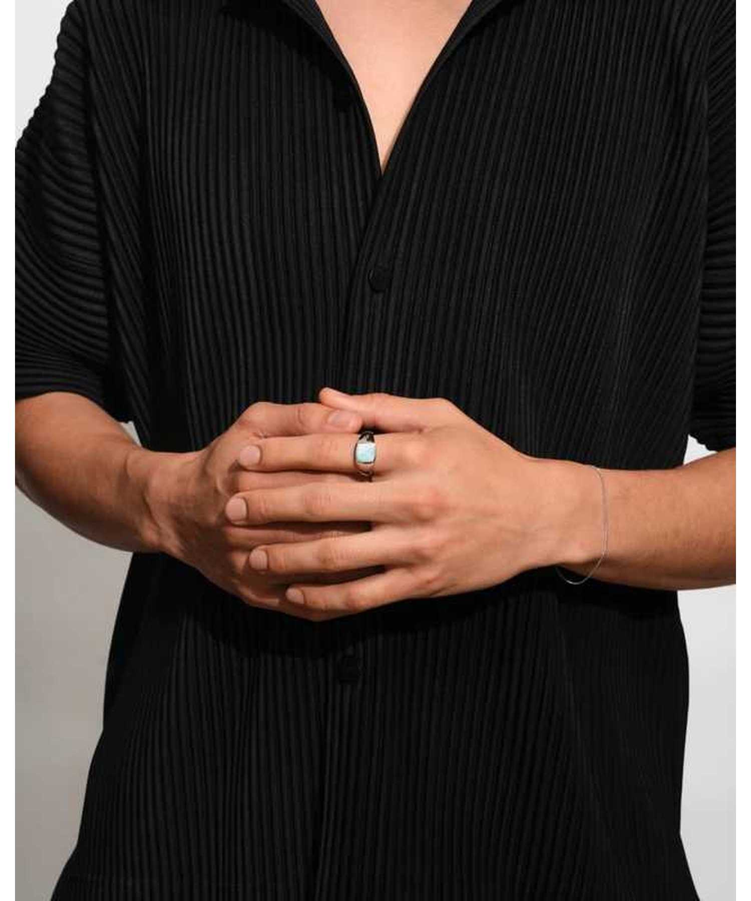 特注リング TOM WOOD(トムウッド)】 Kay Ring Ice Blue｜PARIGOT ONLINE（パリゴ