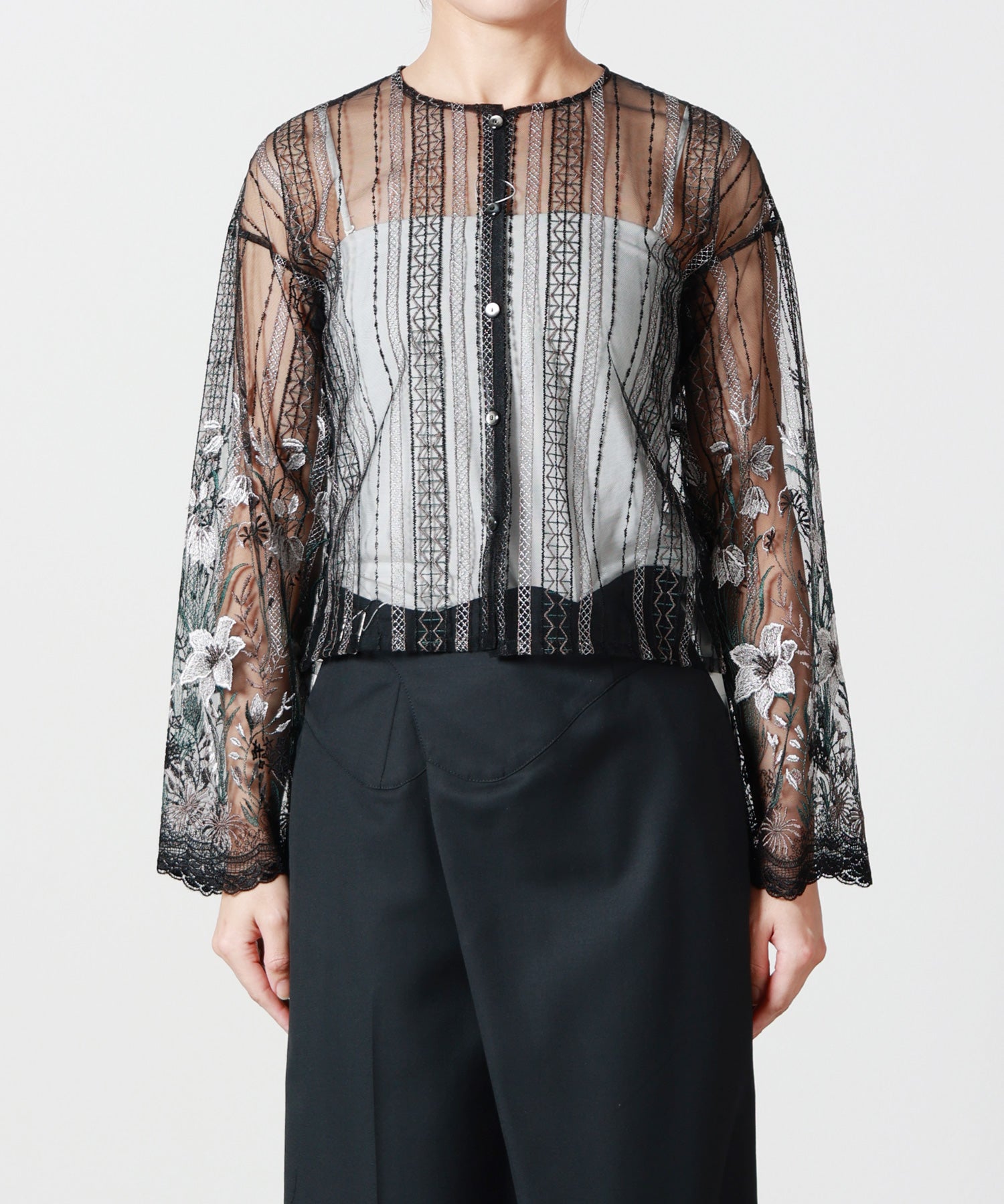 MURRAL(ミューラル)】 Classic lace cardigan｜PARIGOT ONLINE（パリゴ