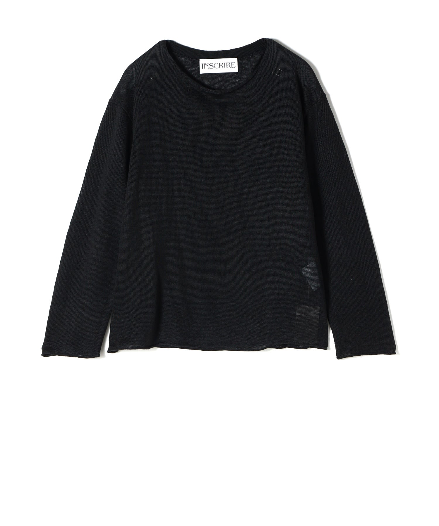 INSCRIRE(アンスクリア)】 COTTON OVER SIZE PULL OVER｜PARIGOT