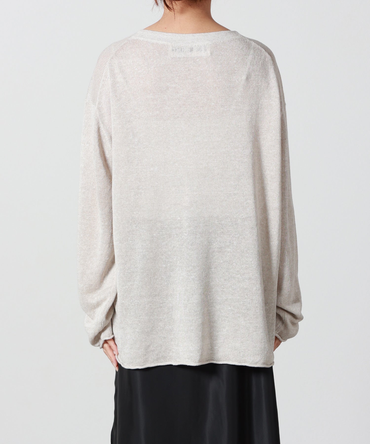 INSCRIRE(アンスクリア)】 COTTON OVER SIZE PULL OVER｜PARIGOT